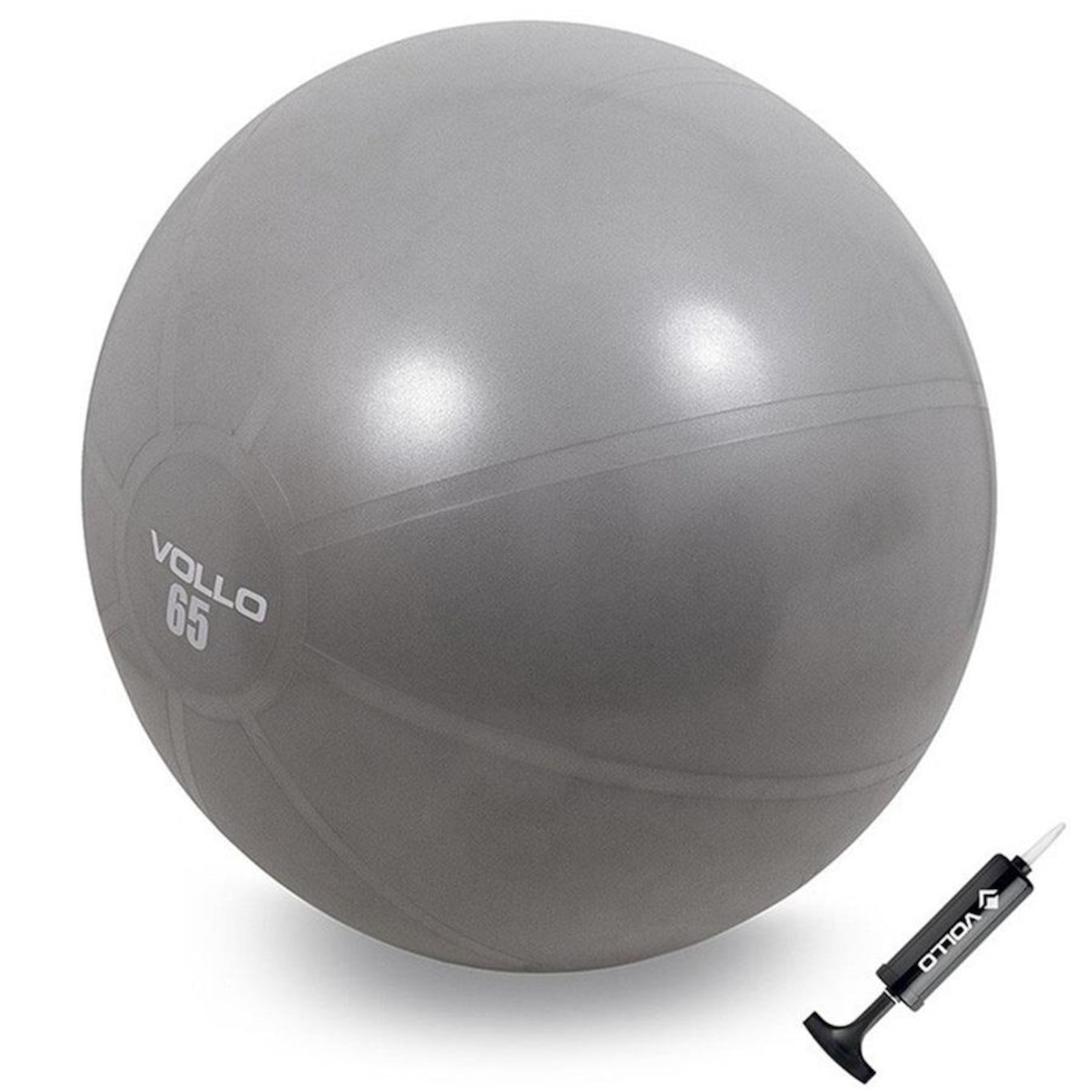 Bola de Pilates + Bomba Vollo - 65 cm - Foto 1