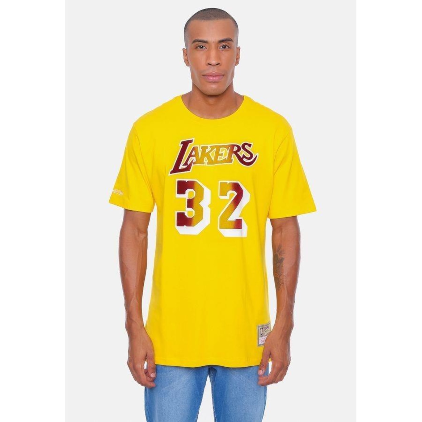 Camiseta Mitchell & Ness Los Angeles Lakers - Masculina - Foto 1