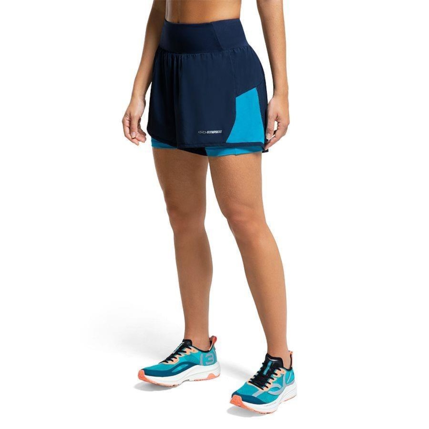 Shorts Olympikus Ultra 2 em 1 - Feminino - Foto 1