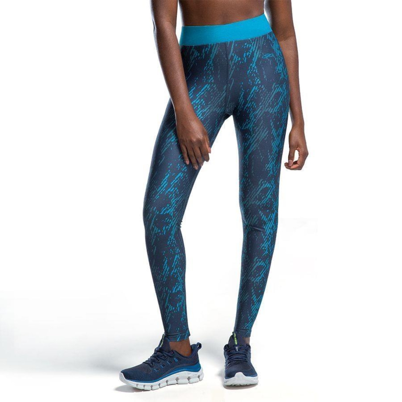 Calça Legging Olympikus Eleva Estampada - Feminina - Foto 1