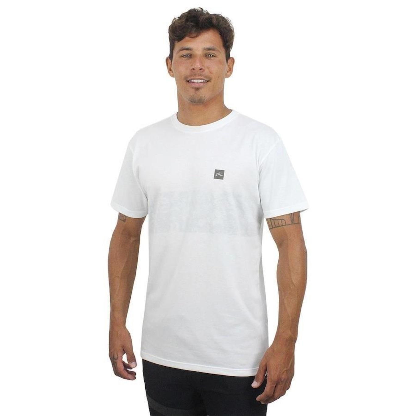 Camiseta Rusty Hazed - Masculina - Foto 1