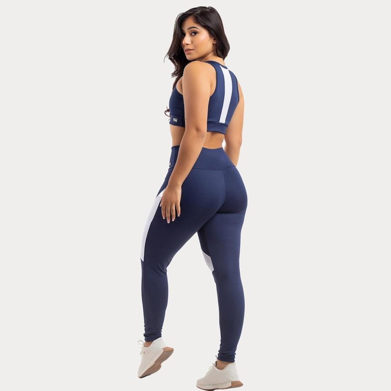 Conjunto Viére Zero Transparencia: Top Fitness + Calça Legging - Feminino - Foto 2