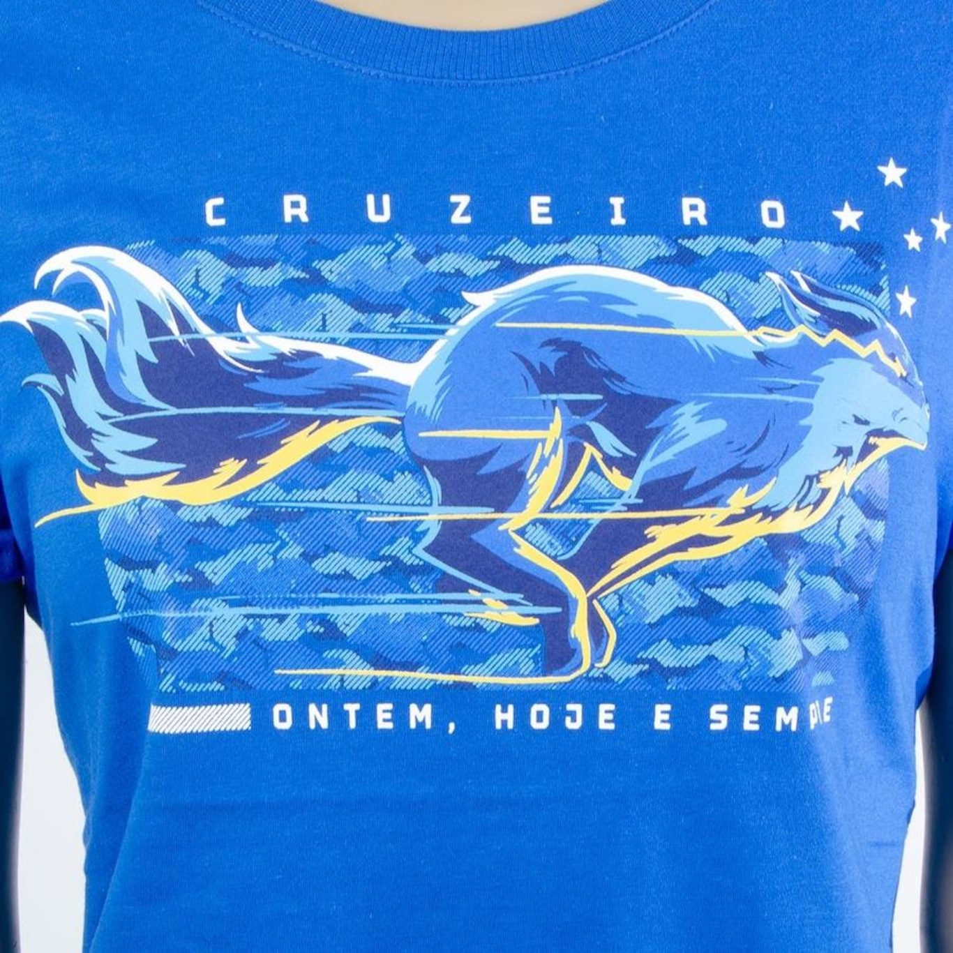 Camiseta do Cruzeiro Surf Center Baby Look Raposa - Feminina - Foto 2