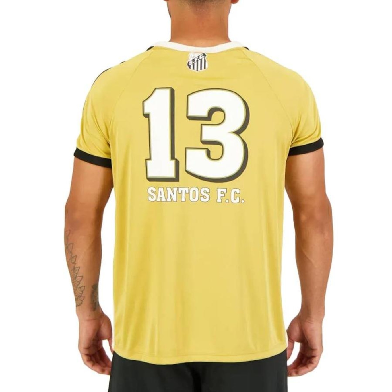 Camiseta Braziline Santos Lecture - Masculina - Foto 3