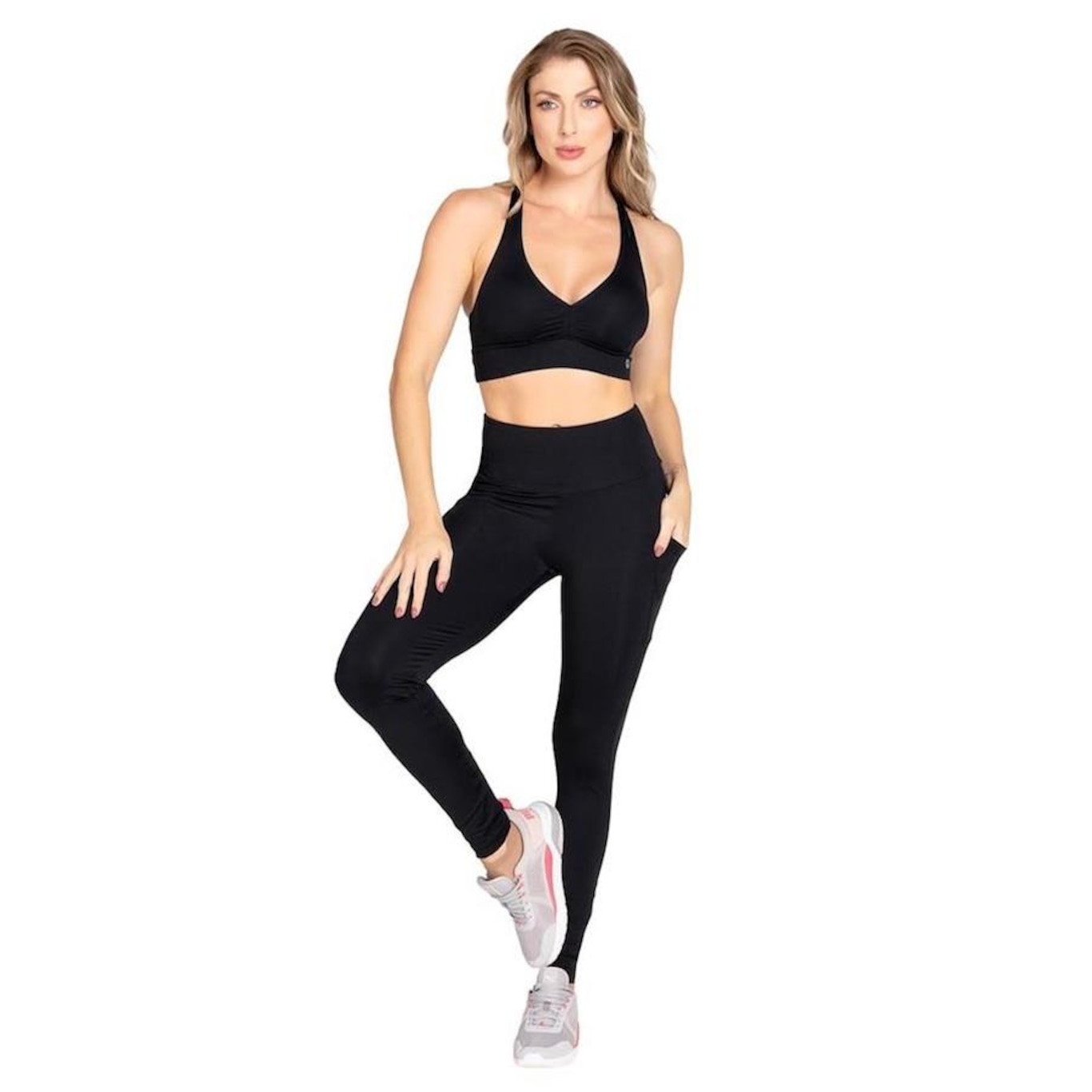 Top Fitness Trinys Soft Core F-15443 com Bojo - Feminino - Foto 3