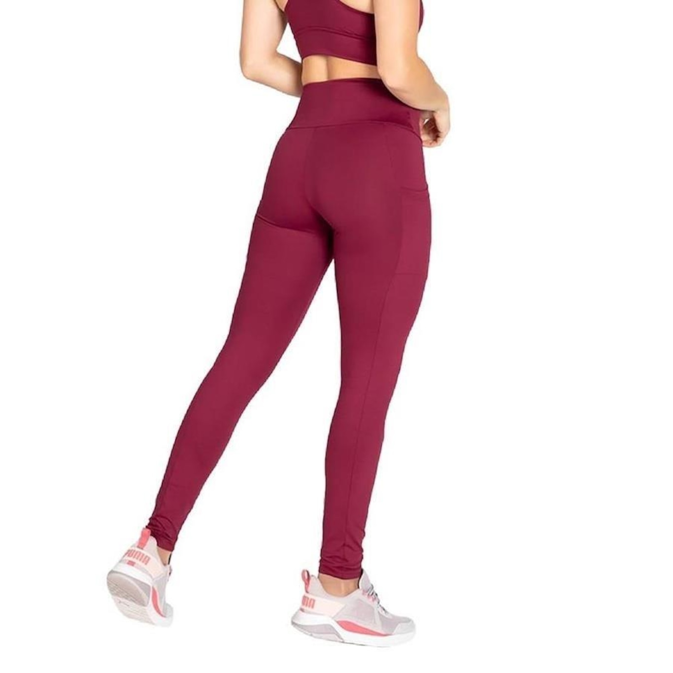 Calça Legging Trinys Soft Core F-15444 com Bolsos - Feminina - Foto 2