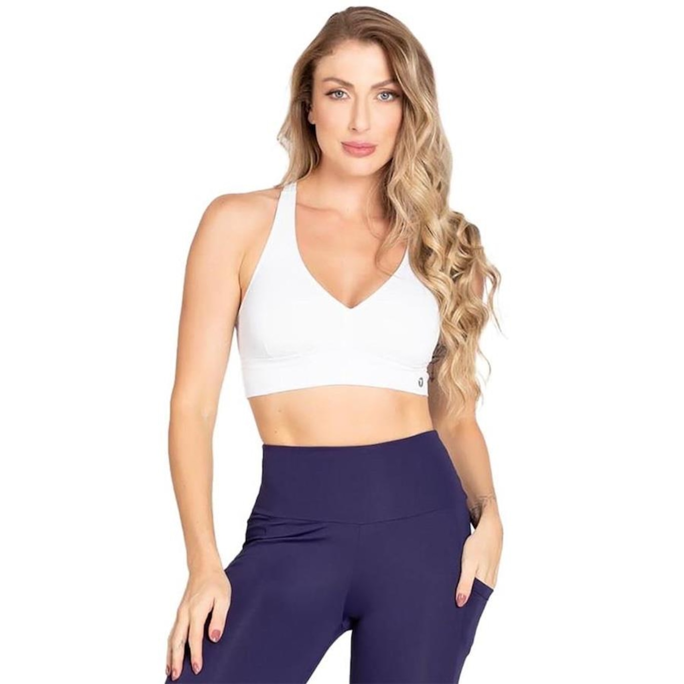 Top Fitness Trinys Soft Core F-15443 com Bojo - Feminino - Foto 1