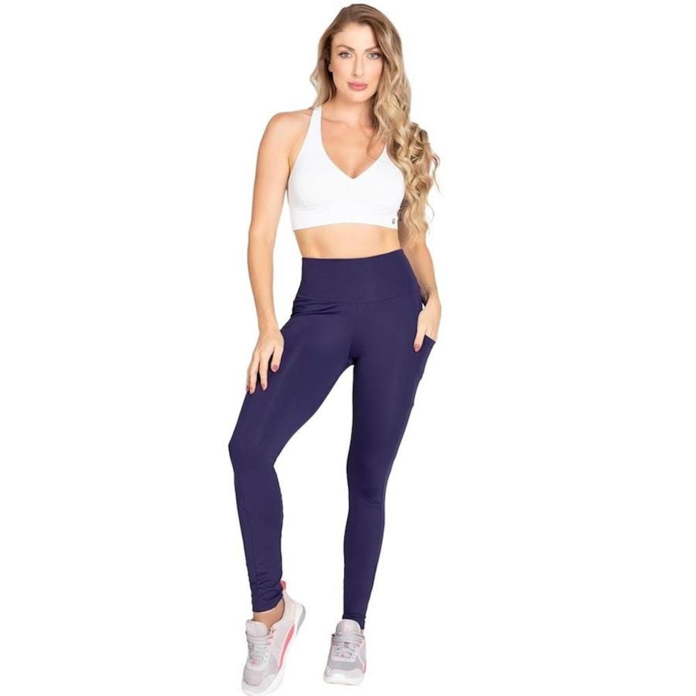 Top Fitness Trinys Soft Core F-15443 com Bojo - Feminino - Foto 3