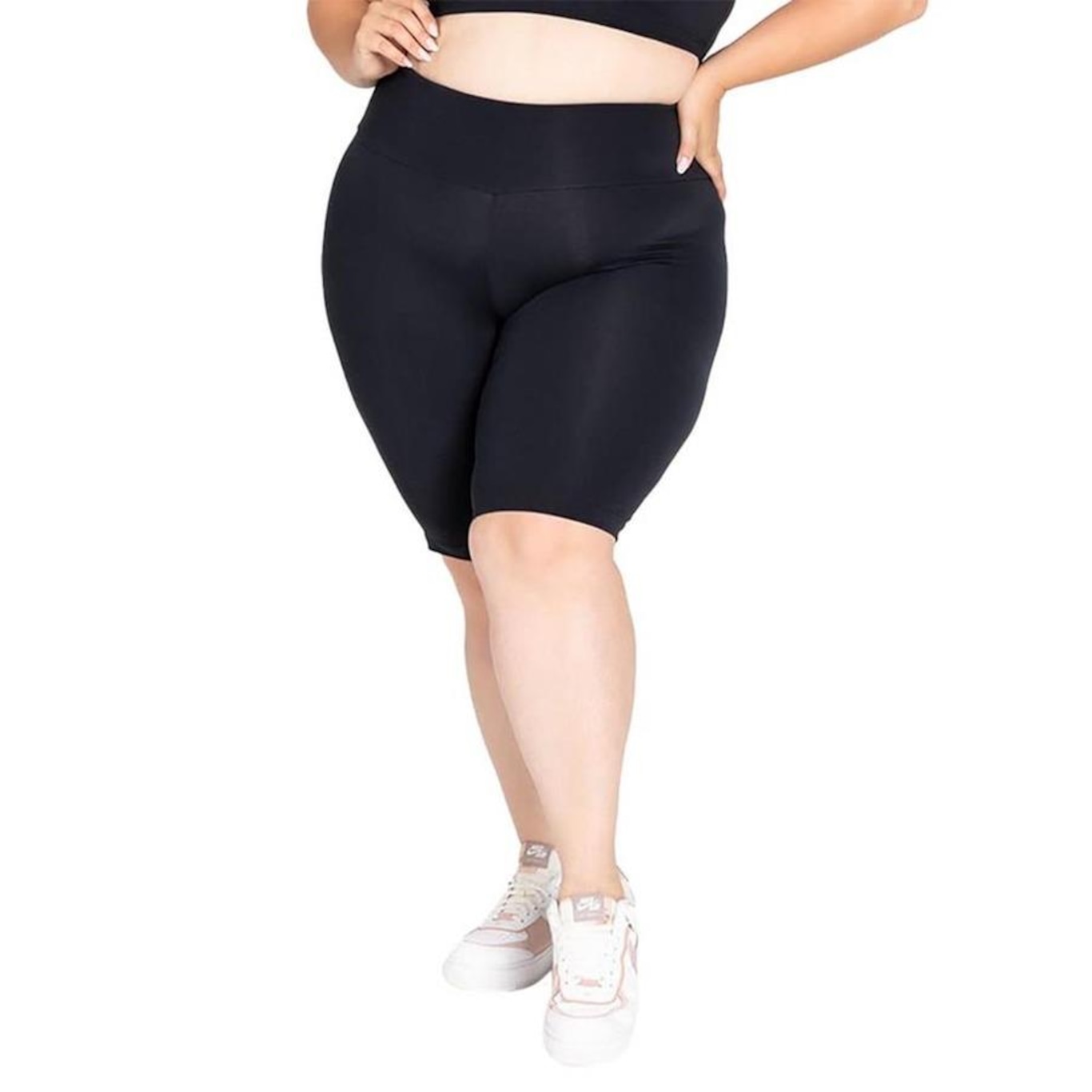 Bermuda Trinys Essential Flex F-15439 Plus Size - Feminina - Foto 1