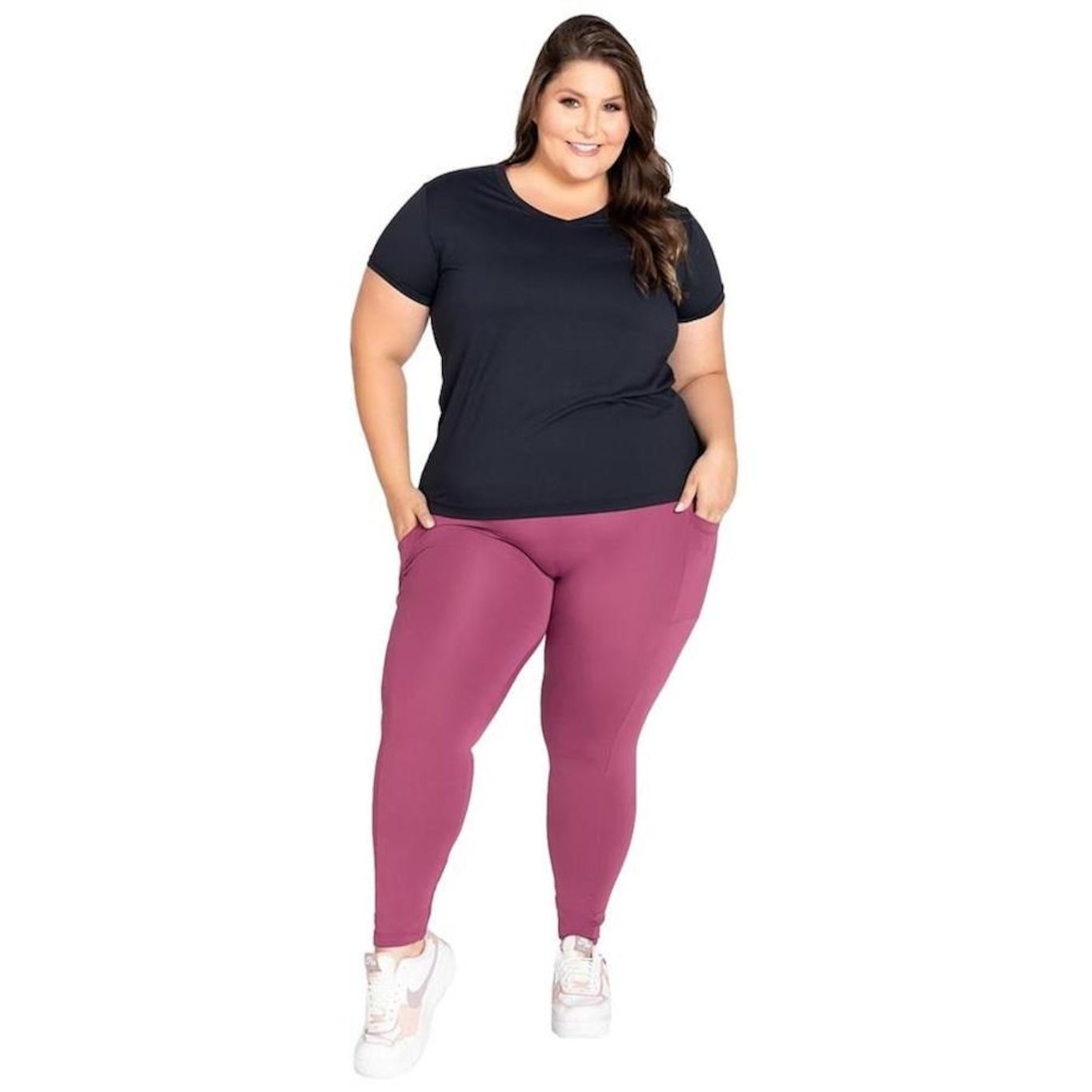 Camiseta Trinys Eco Essential A-873 Plus Size - Feminina - Foto 3