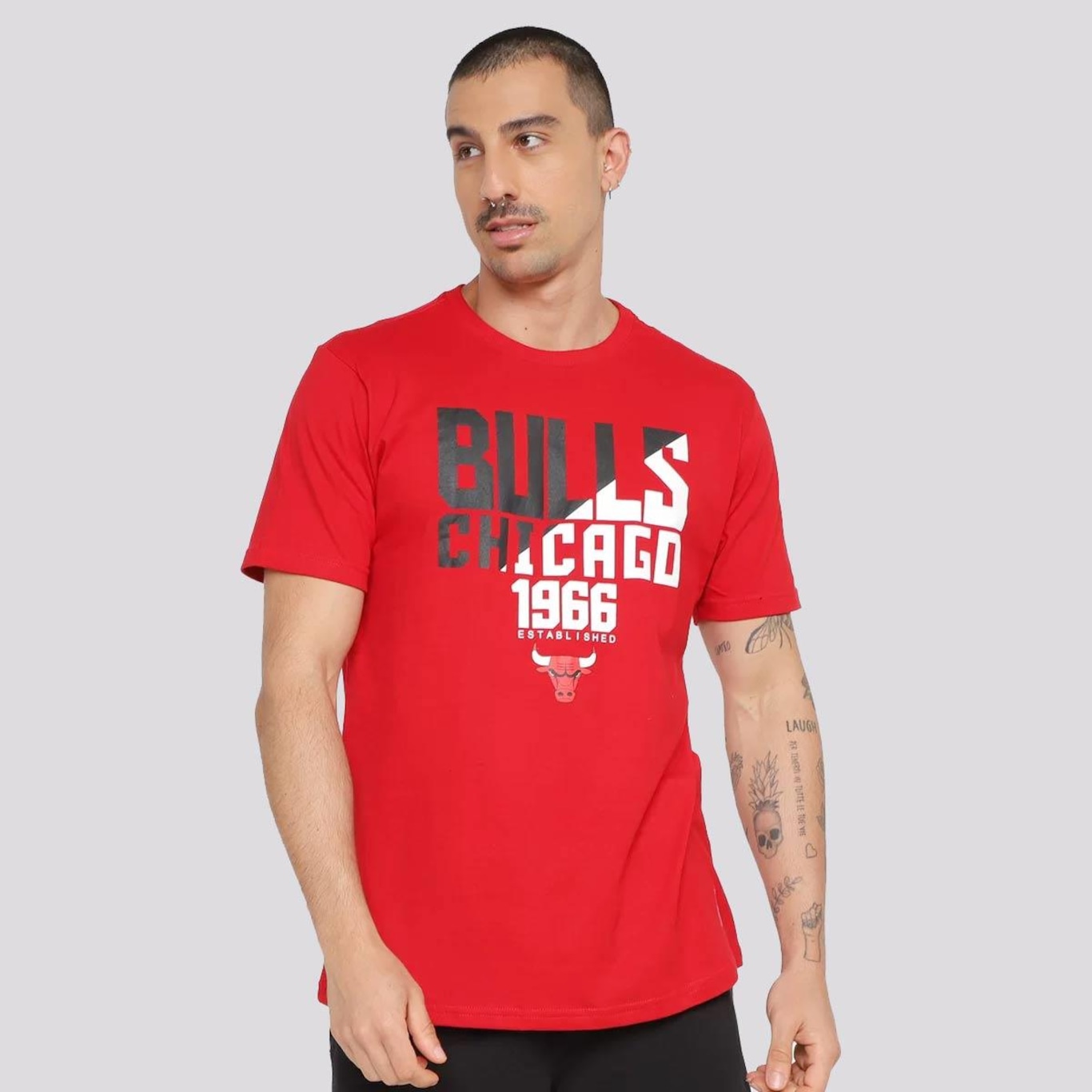 Camiseta NBA Chicago Bulls 1966 - Masculina - Foto 1