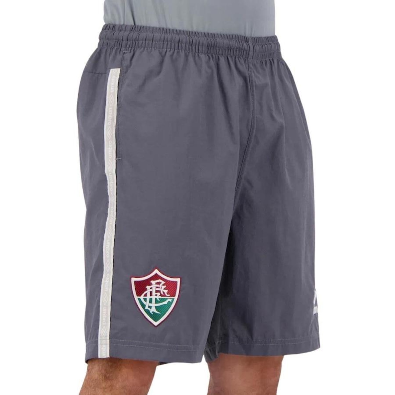 Bermuda Fluminense Bolso Tactel Viagem 2021 Umbro - Masculina - Foto 2