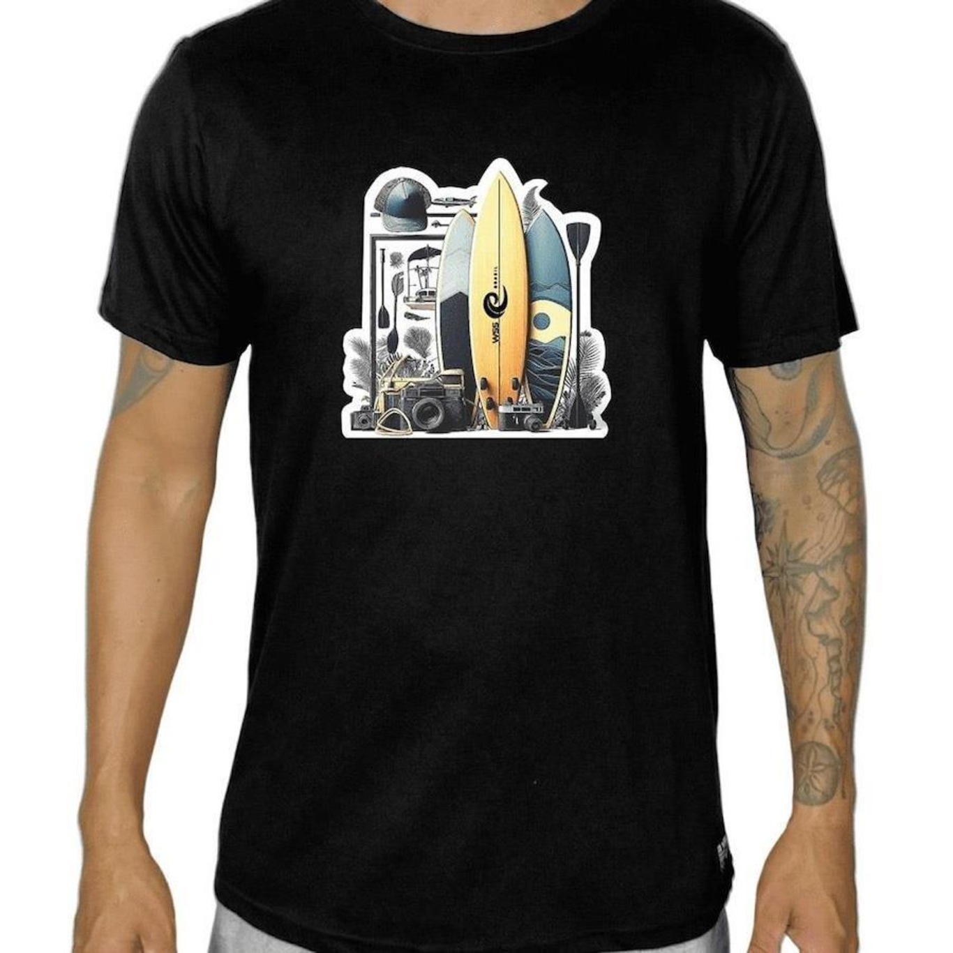 Camiseta Wss Surf Moments Prime - Masculina - Foto 1