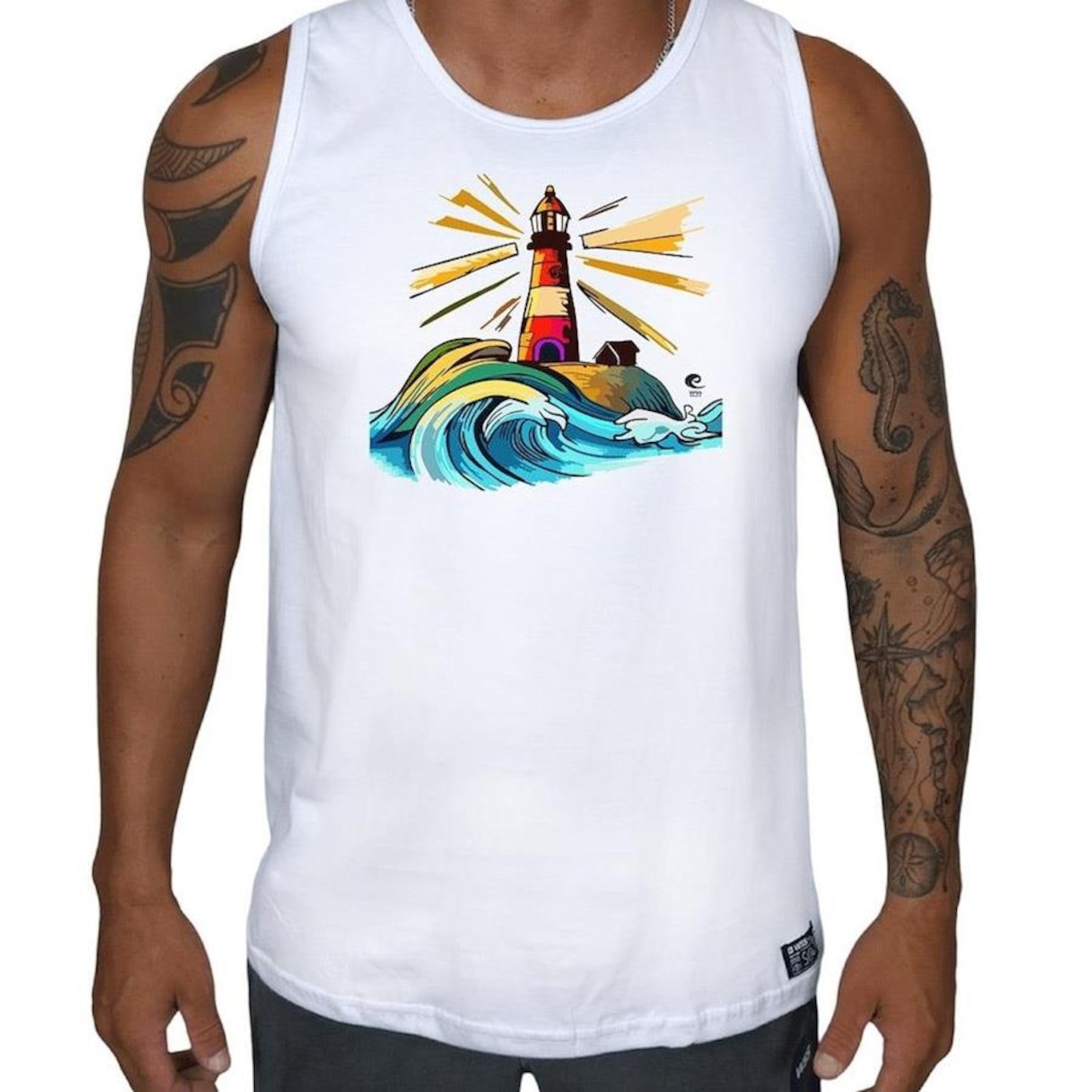 Camiseta Regata Wss Lighthouse Prime - Masculina - Foto 1