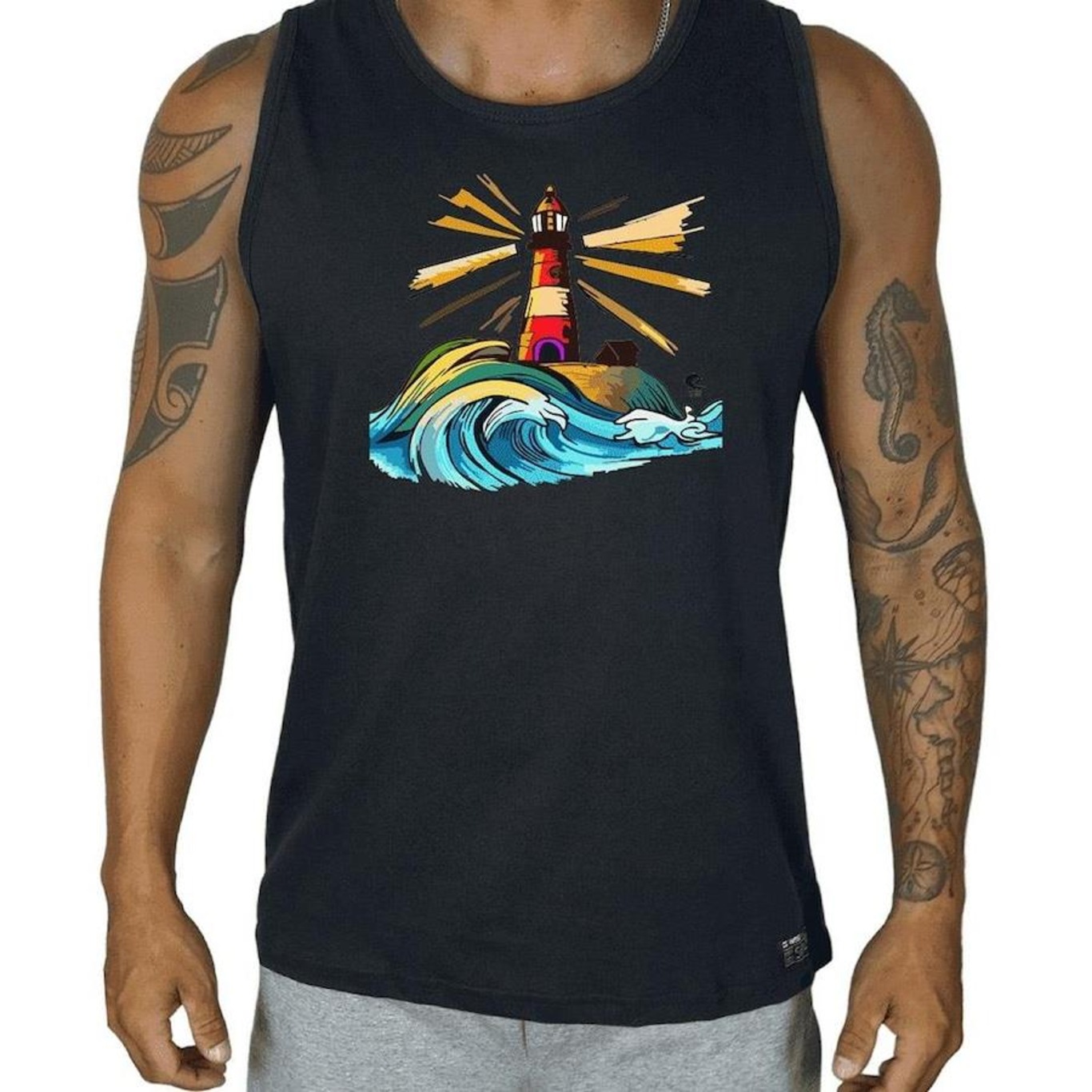 Camiseta Regata Wss Lighthouse Prime - Masculina - Foto 1