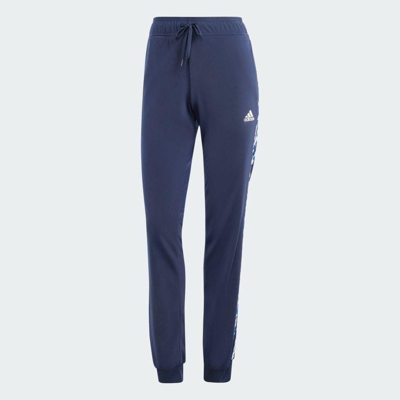 Calça adidas Malha Justa Afunilada Estampa Animal Essentials Três Listras - Feminina - Foto 3