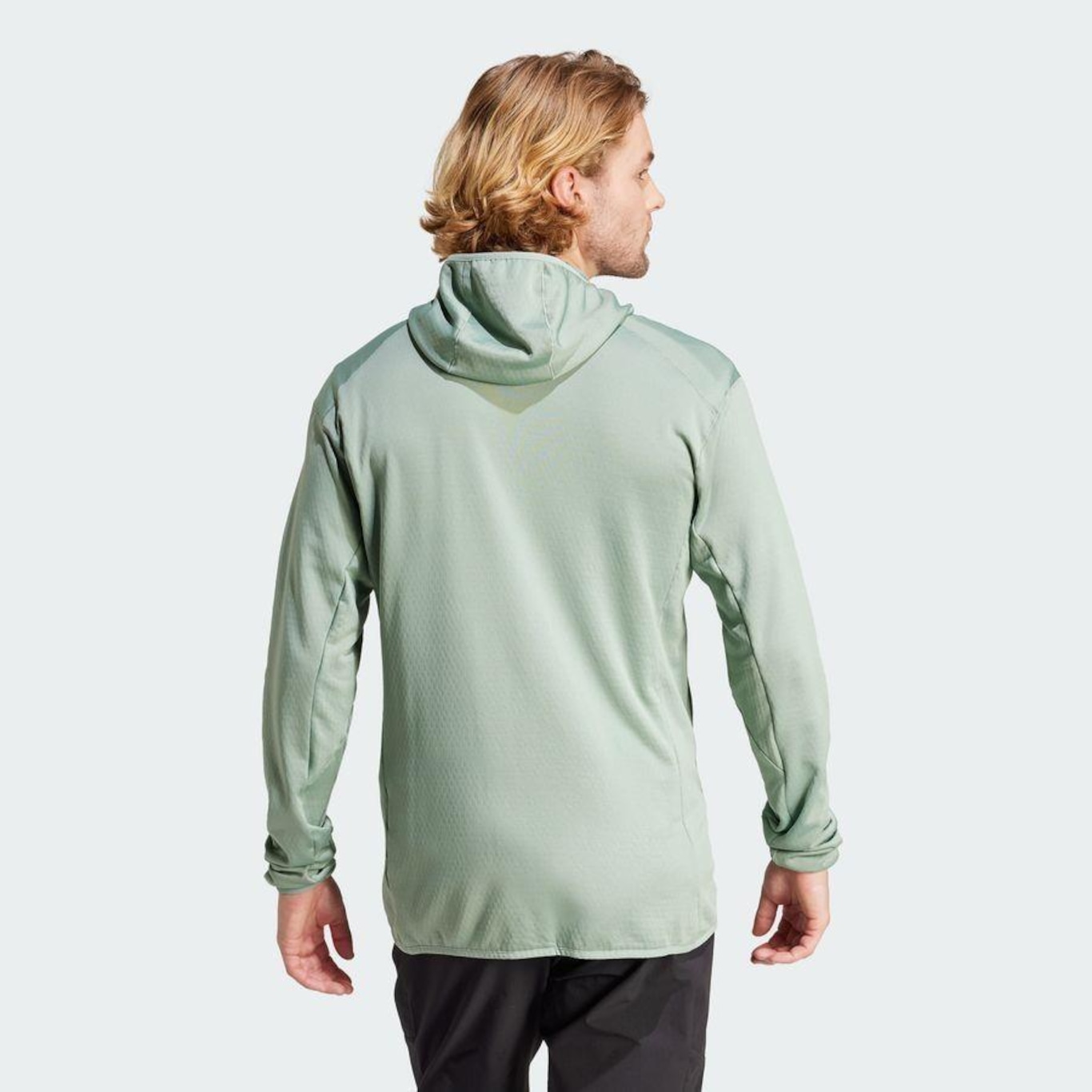 Jaqueta com Capuz adidas Fleece Leve Terrex Experior - Masculina - Foto 4