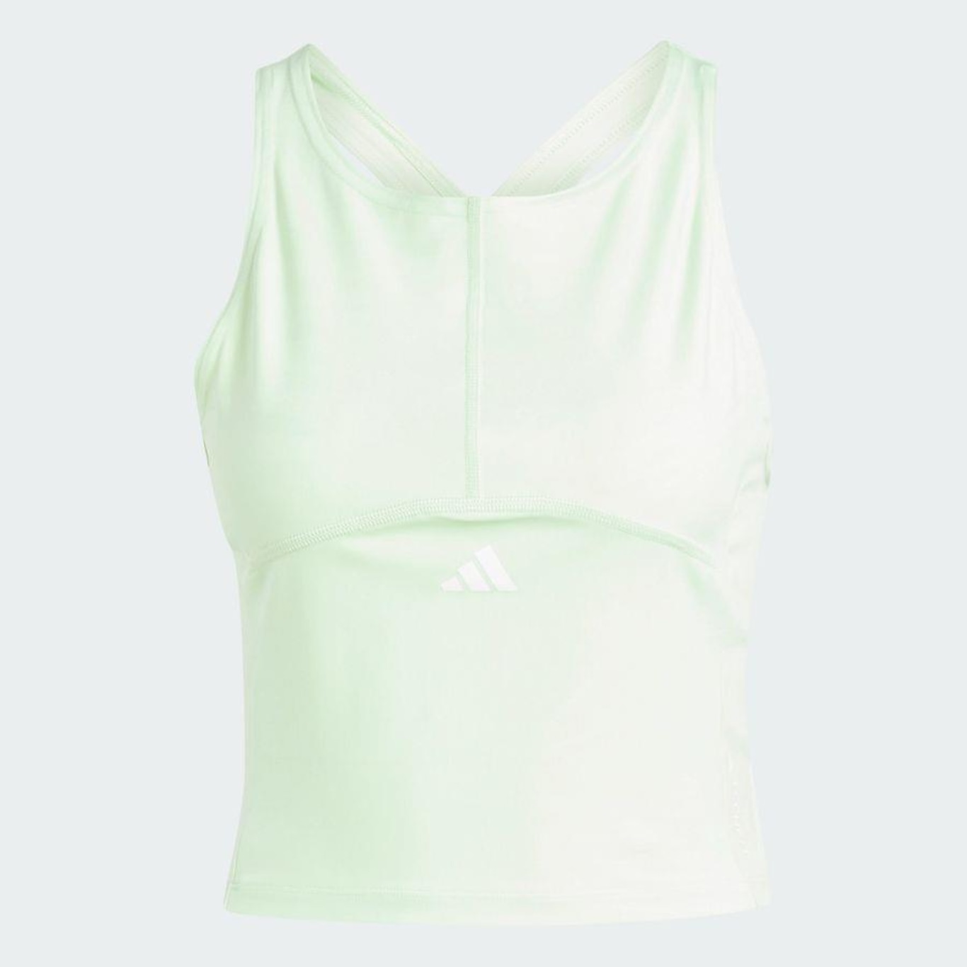 Camiseta Regata adidas Treino Cropped Estampada Techfit - Feminino - Foto 3