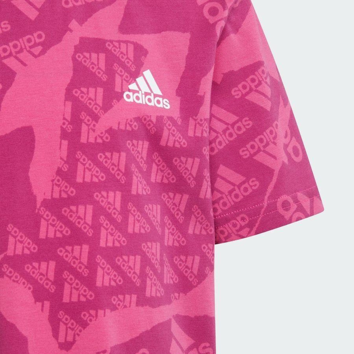 Camiseta adidas Estampa Essentials - Infantil - Foto 4