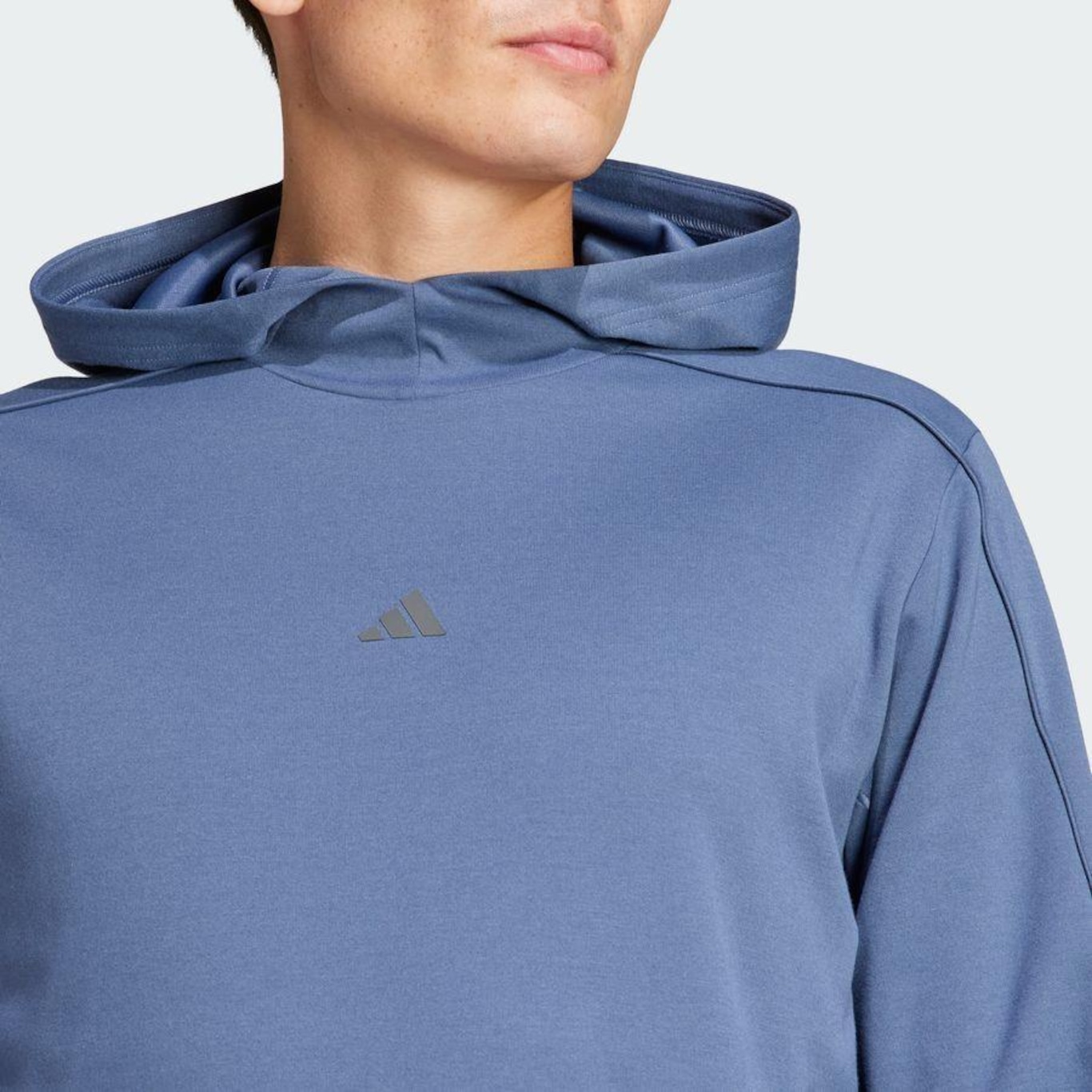 Blusão com Capuz adidas Yoga HD Swt - Masculino - Foto 6