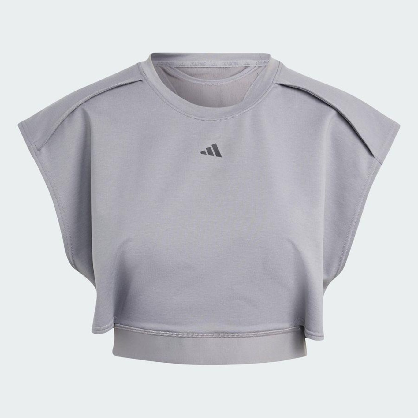 Camiseta Regata adidas Cropped Power Aeroready - Feminino - Foto 3