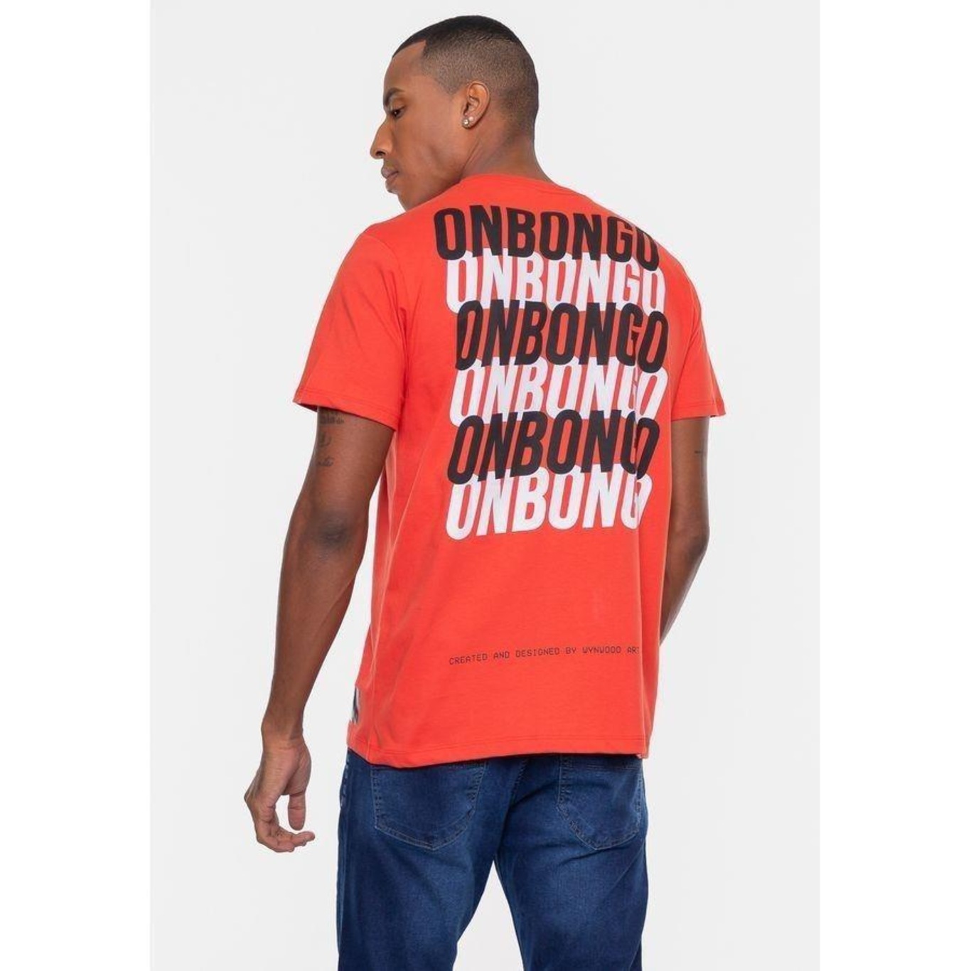 Camiseta Onbongo Wynwood Paprika - Masculina - Foto 2