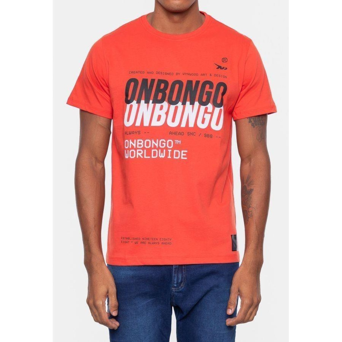 Camiseta Onbongo Wynwood Paprika - Masculina - Foto 3