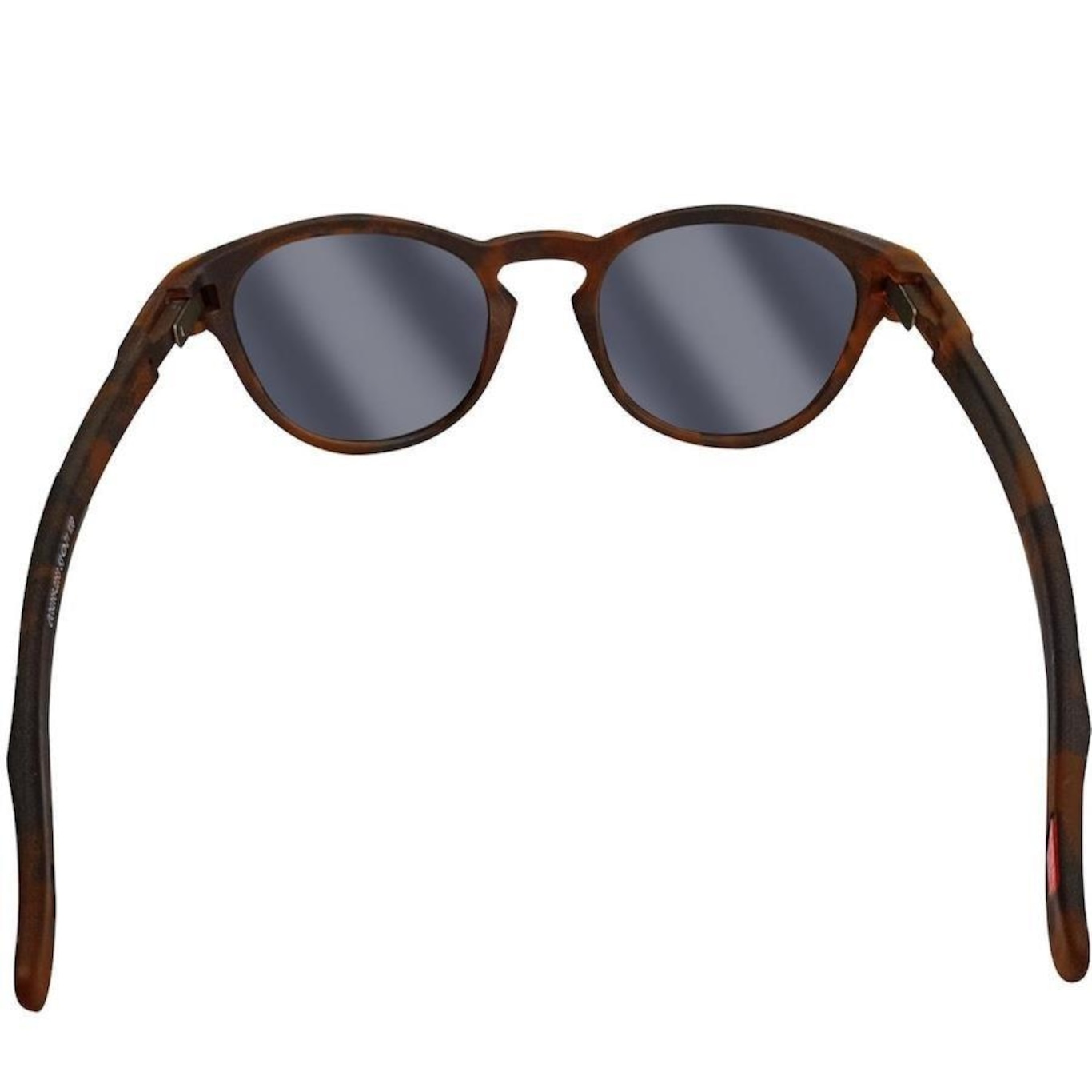 Óculos de Sol Unissex Oakley Latch Matte Brown Tortoise Lente Prizm Black - Foto 4