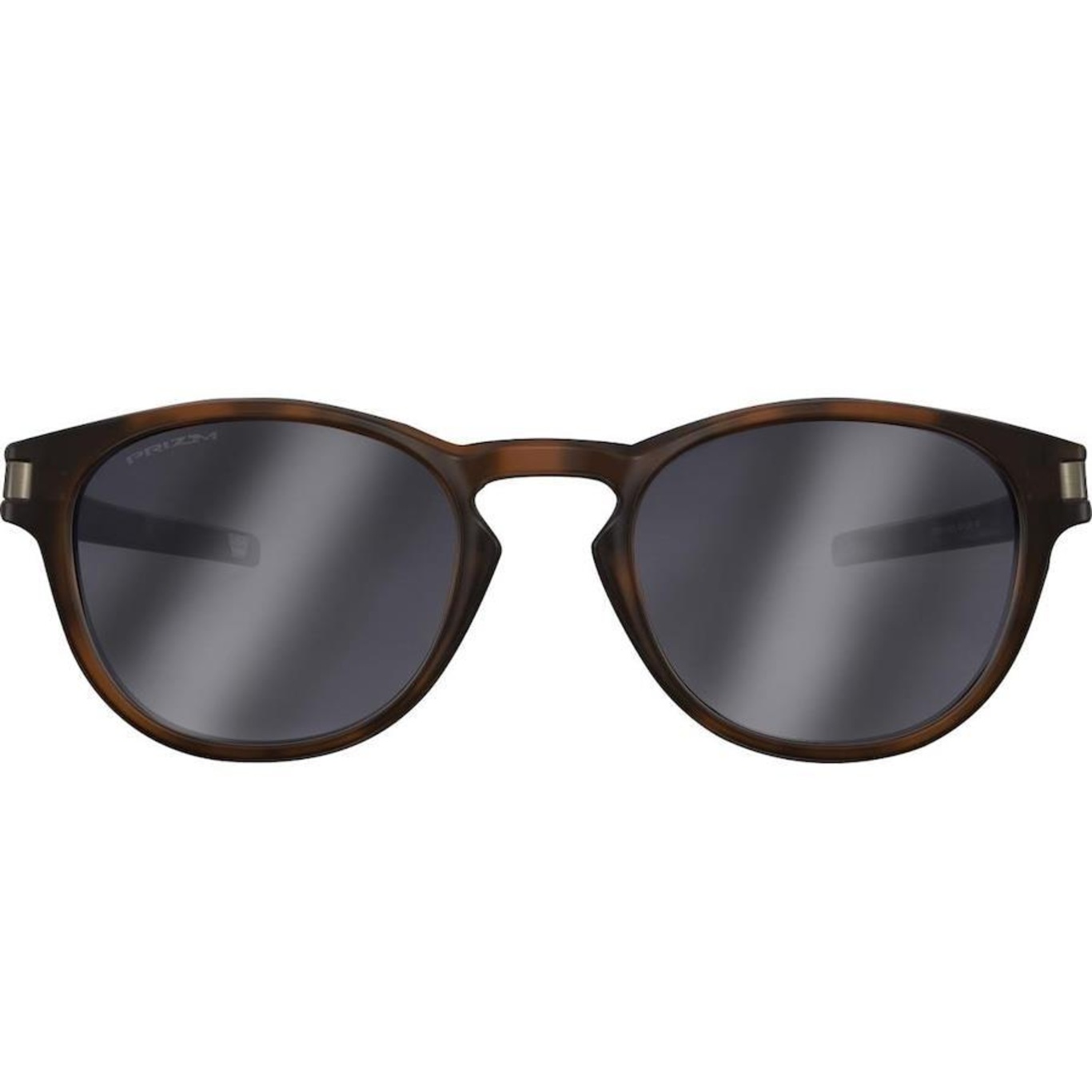 Óculos de Sol Unissex Oakley Latch Matte Brown Tortoise Lente Prizm Black - Foto 6