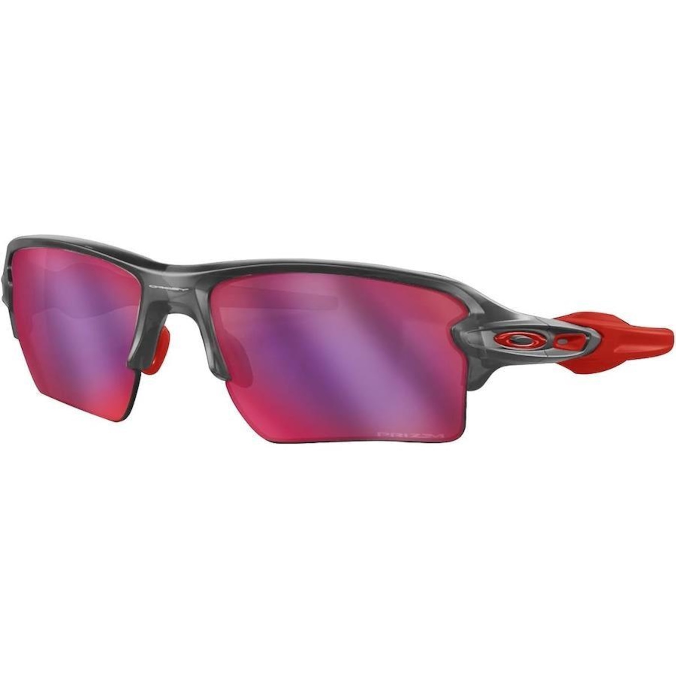 Óculos de Sol Unissex Oakley Flak 2.0 Xl Matte Grey Smoke Lente Prizm Road - Foto 1