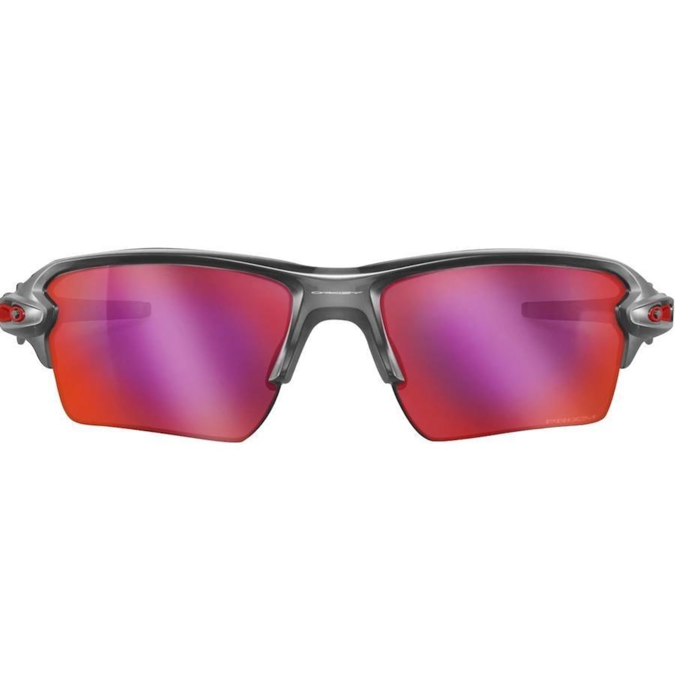 Óculos de Sol Unissex Oakley Flak 2.0 Xl Matte Grey Smoke Lente Prizm Road - Foto 2