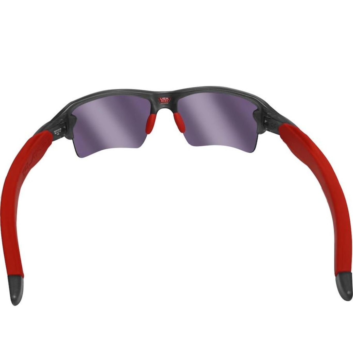 Óculos de Sol Unissex Oakley Flak 2.0 Xl Matte Grey Smoke Lente Prizm Road - Foto 5