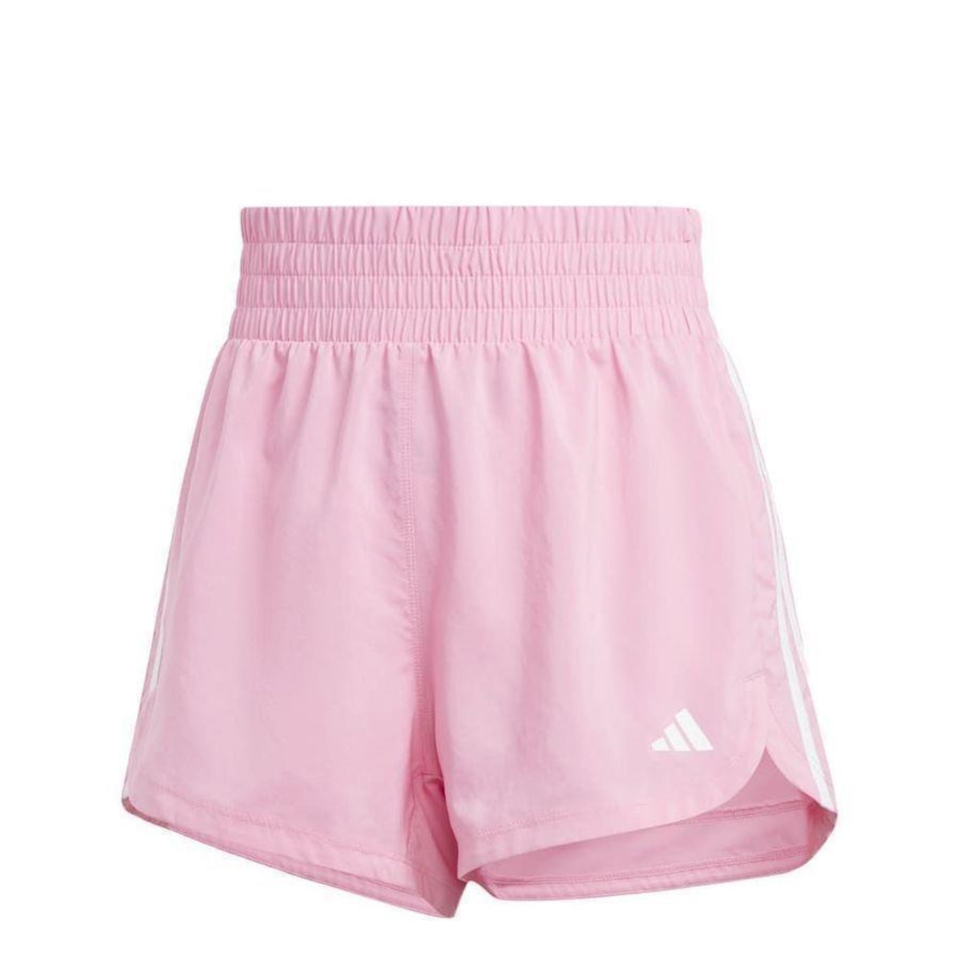 adidas Pacer 3-Stripes Woven Training Shorts - White