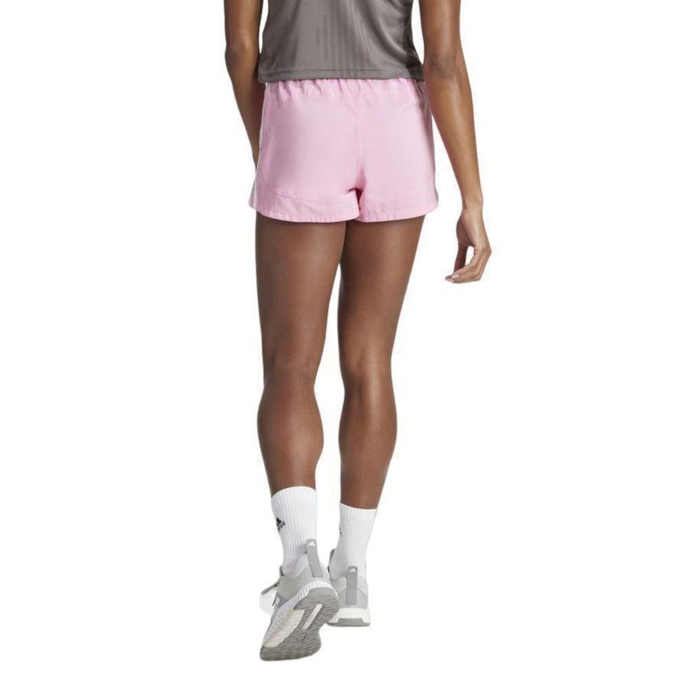 Shorts adidas Pacer Training 3 Stripes - Feminino - Foto 3