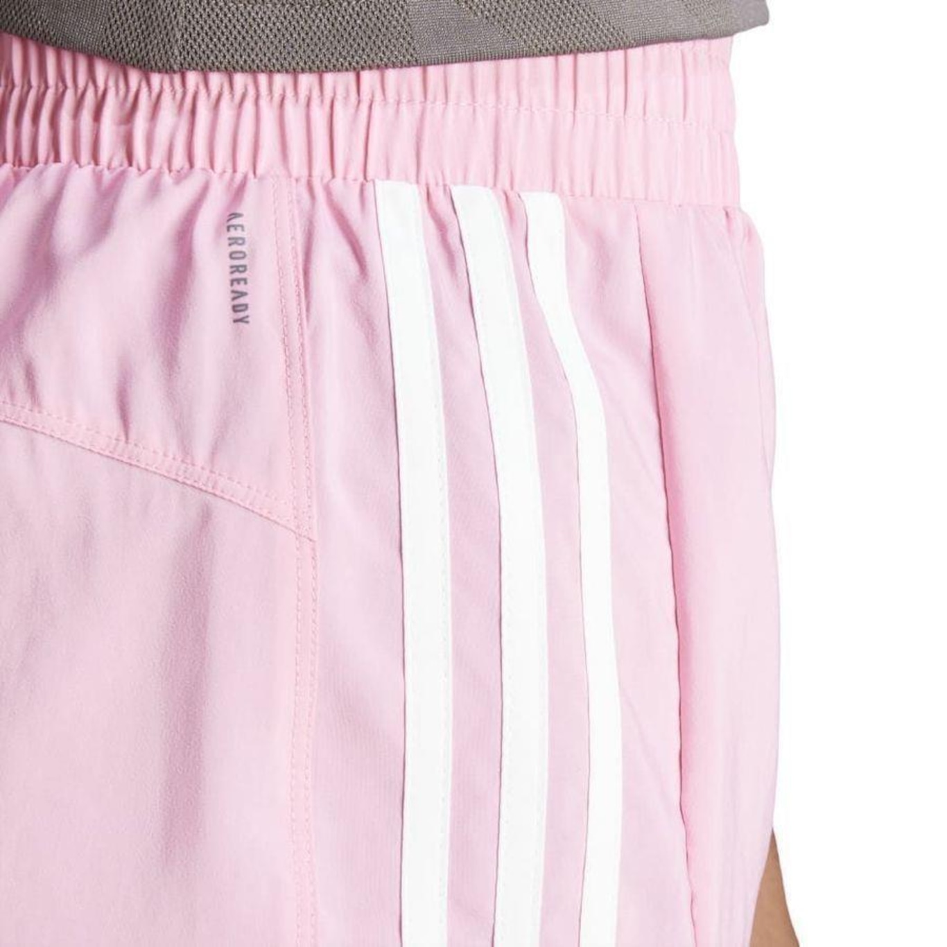 Shorts adidas Pacer Training 3 Stripes - Feminino - Foto 5