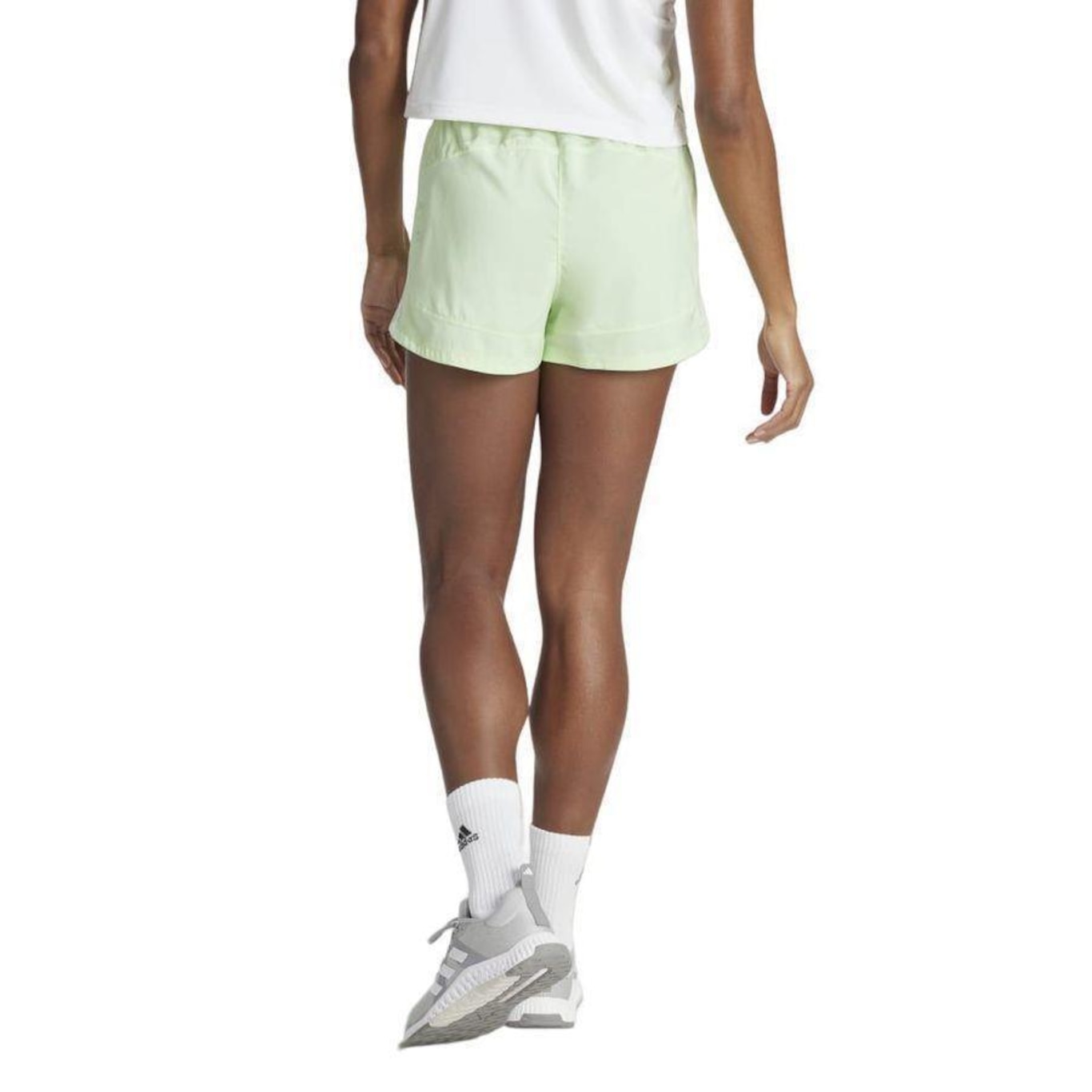 Shorts adidas Pacer Training 3 Stripes - Feminino - Foto 3