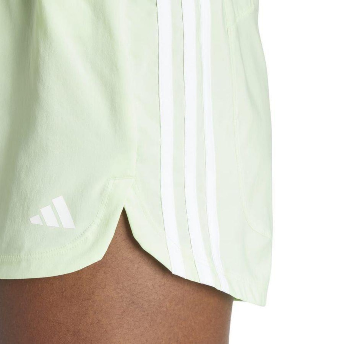 Shorts adidas Pacer Training 3 Stripes - Feminino - Foto 6