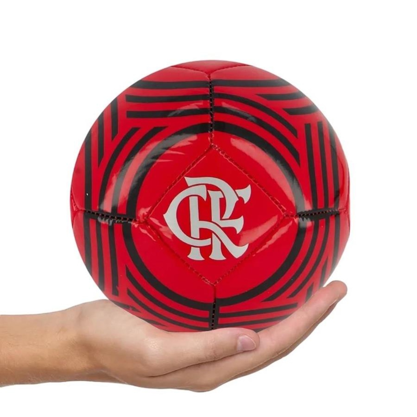 Mini Bola de Futebol de Campo Cr Flamengo adidas - Foto 1