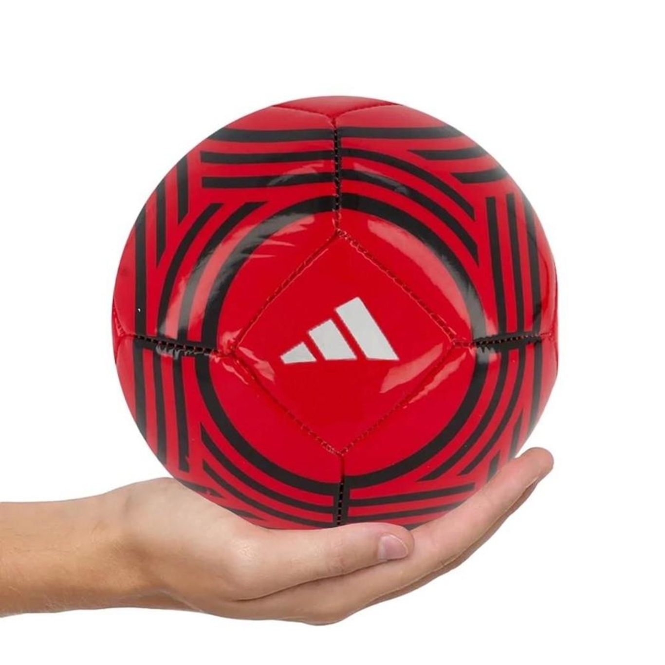 Mini Bola de Futebol de Campo Cr Flamengo adidas - Foto 2