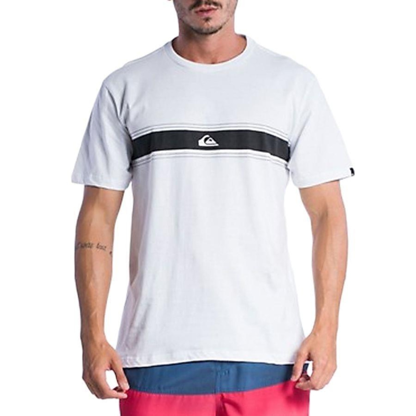 Camiseta Quiksilver New Lines - Masculina - Foto 1