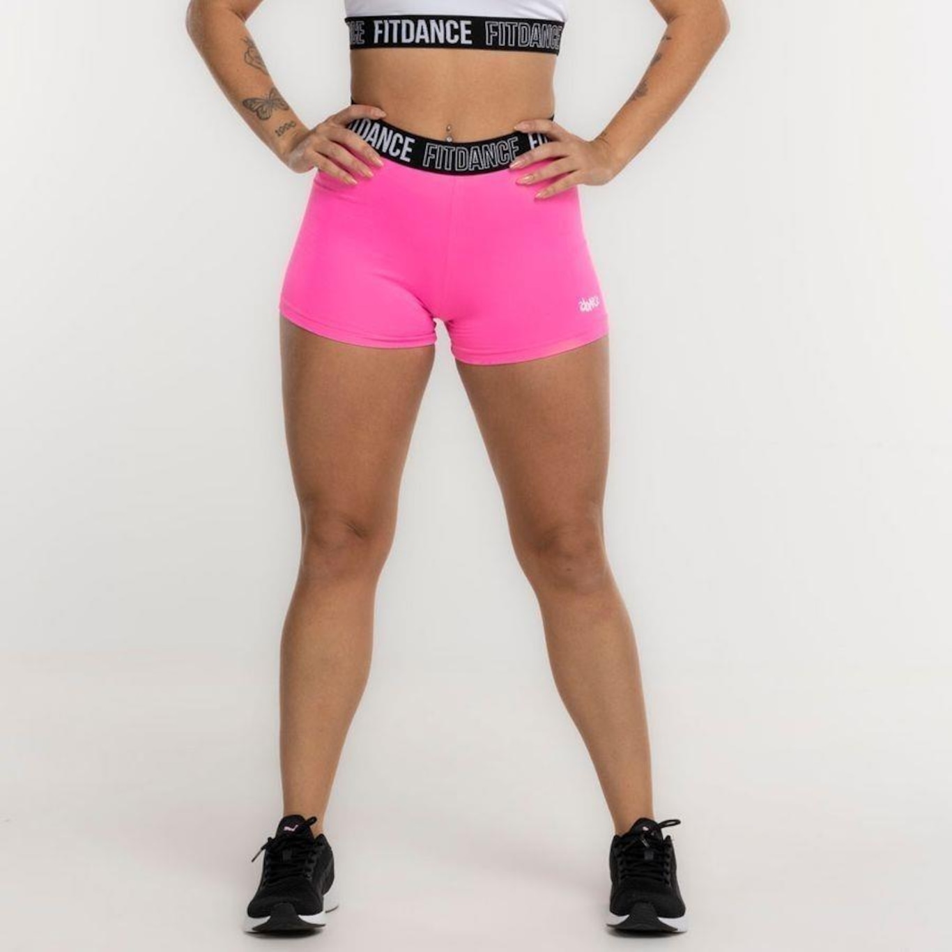 Shorts FitDance Elastic Compression Fitdance - Feminino - Foto 2