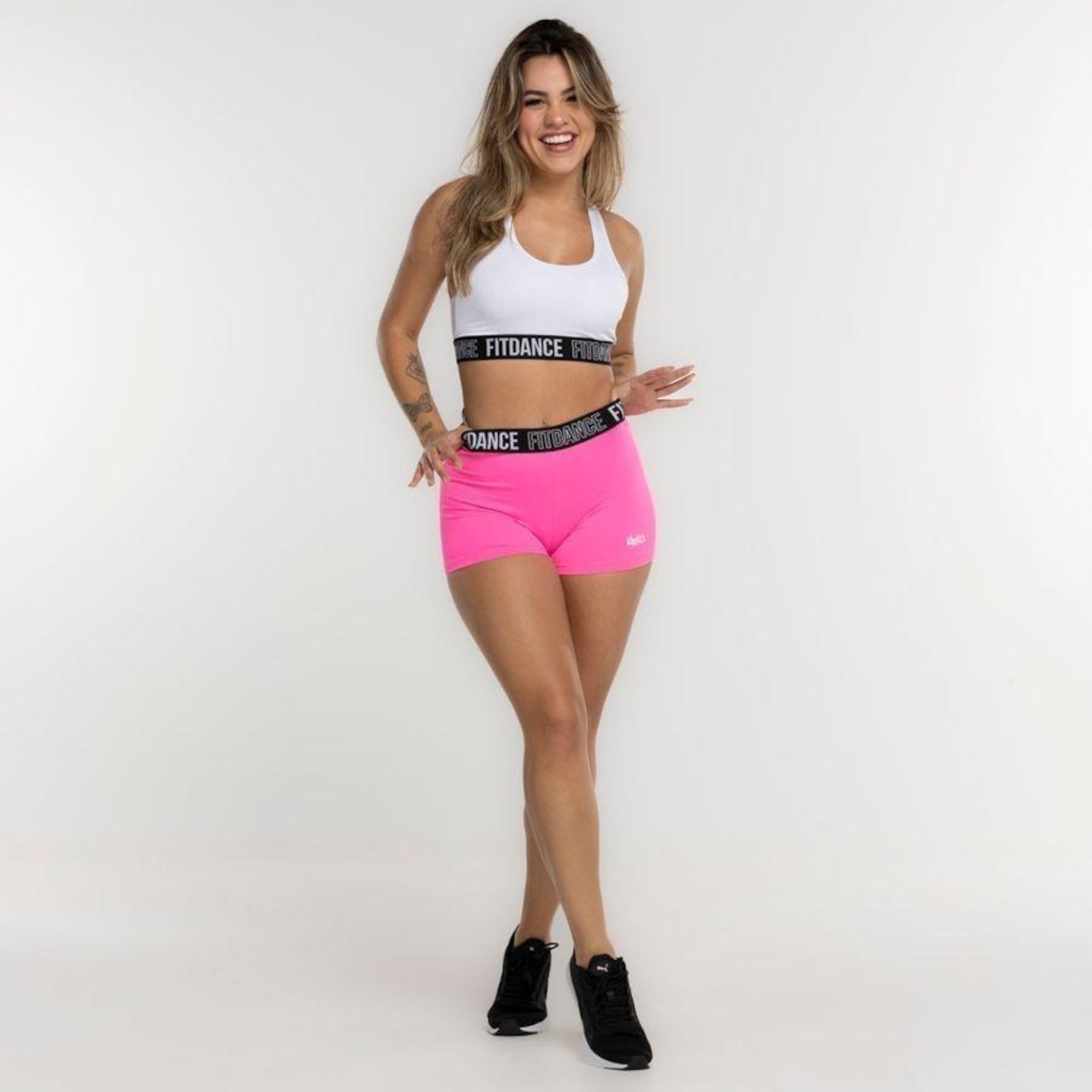 Shorts FitDance Elastic Compression Fitdance - Feminino - Foto 5