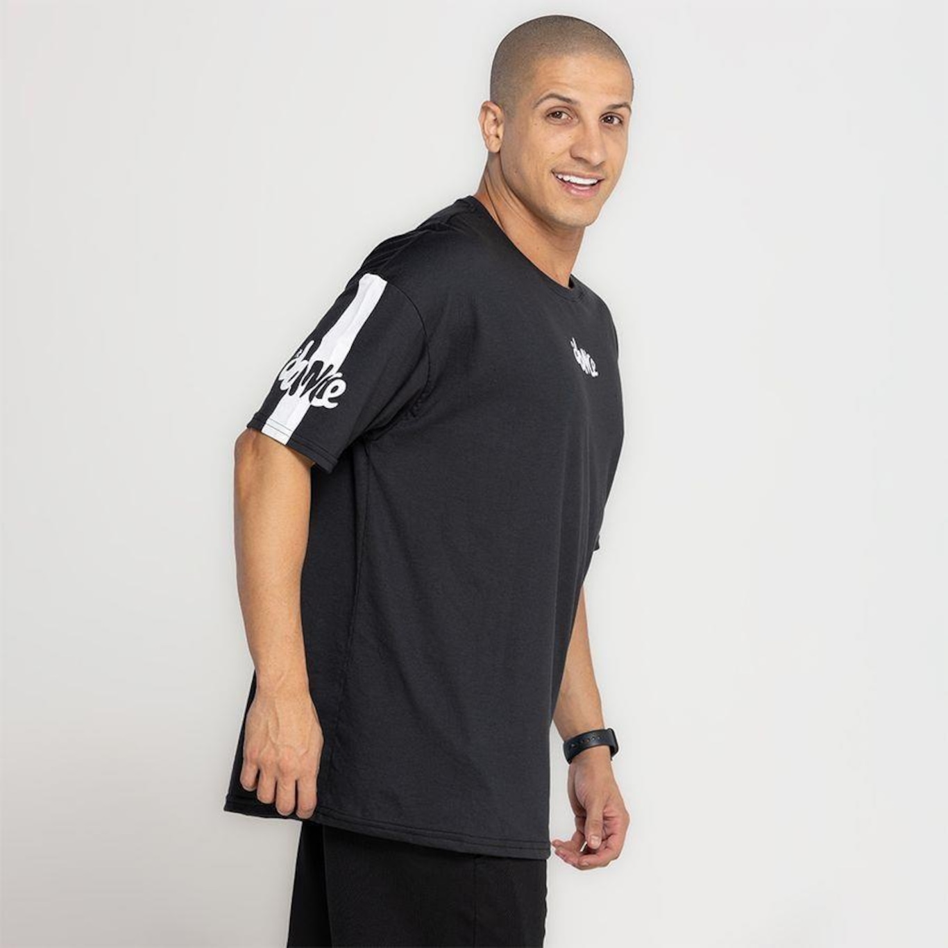 Camiseta FitDance Lines Big Oversized - Unissex - Foto 3