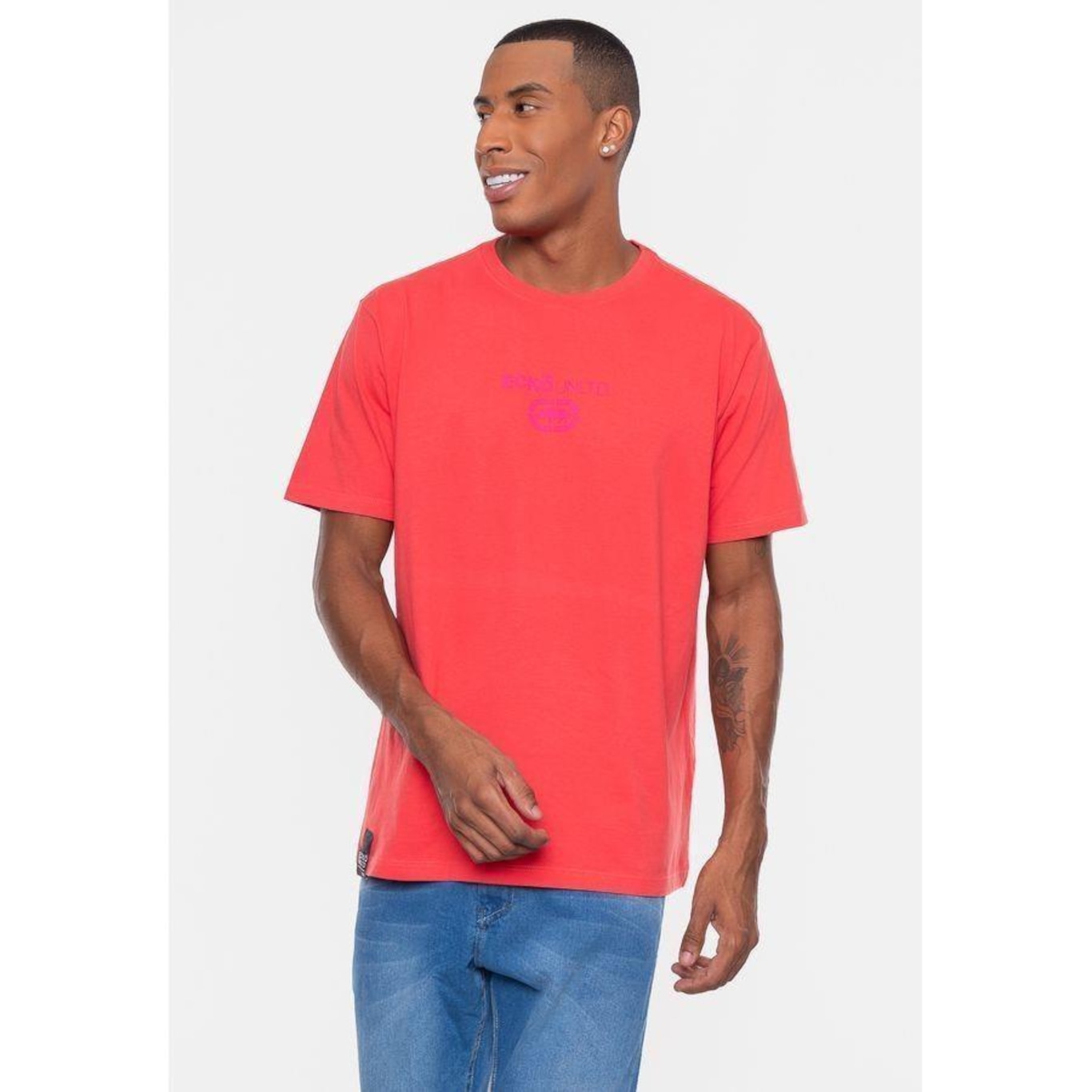 Camiseta Ecko Estampada - Masculina - Foto 4