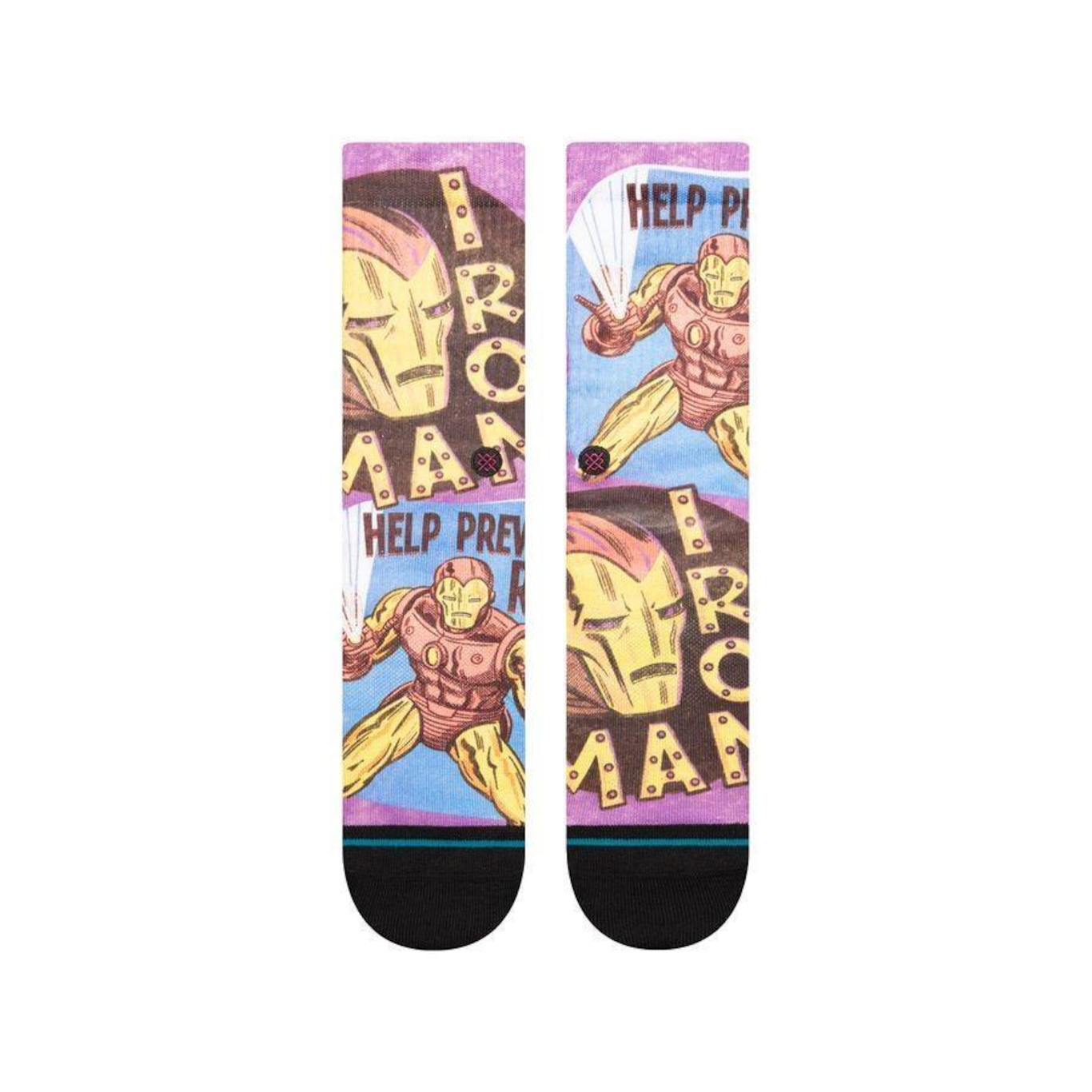 Meia Cano Alto Stance Collab Marvel Prevent Rust - Stance - Foto 2