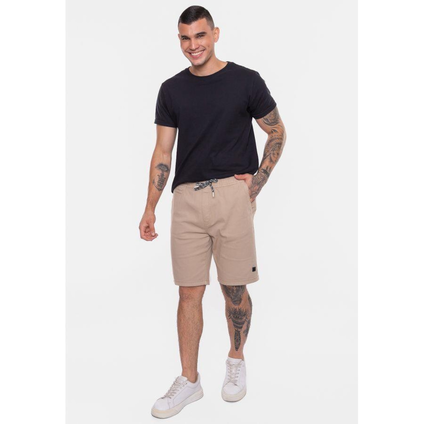 Bermuda Hd Walk Elast Chino - Masculina - Foto 5