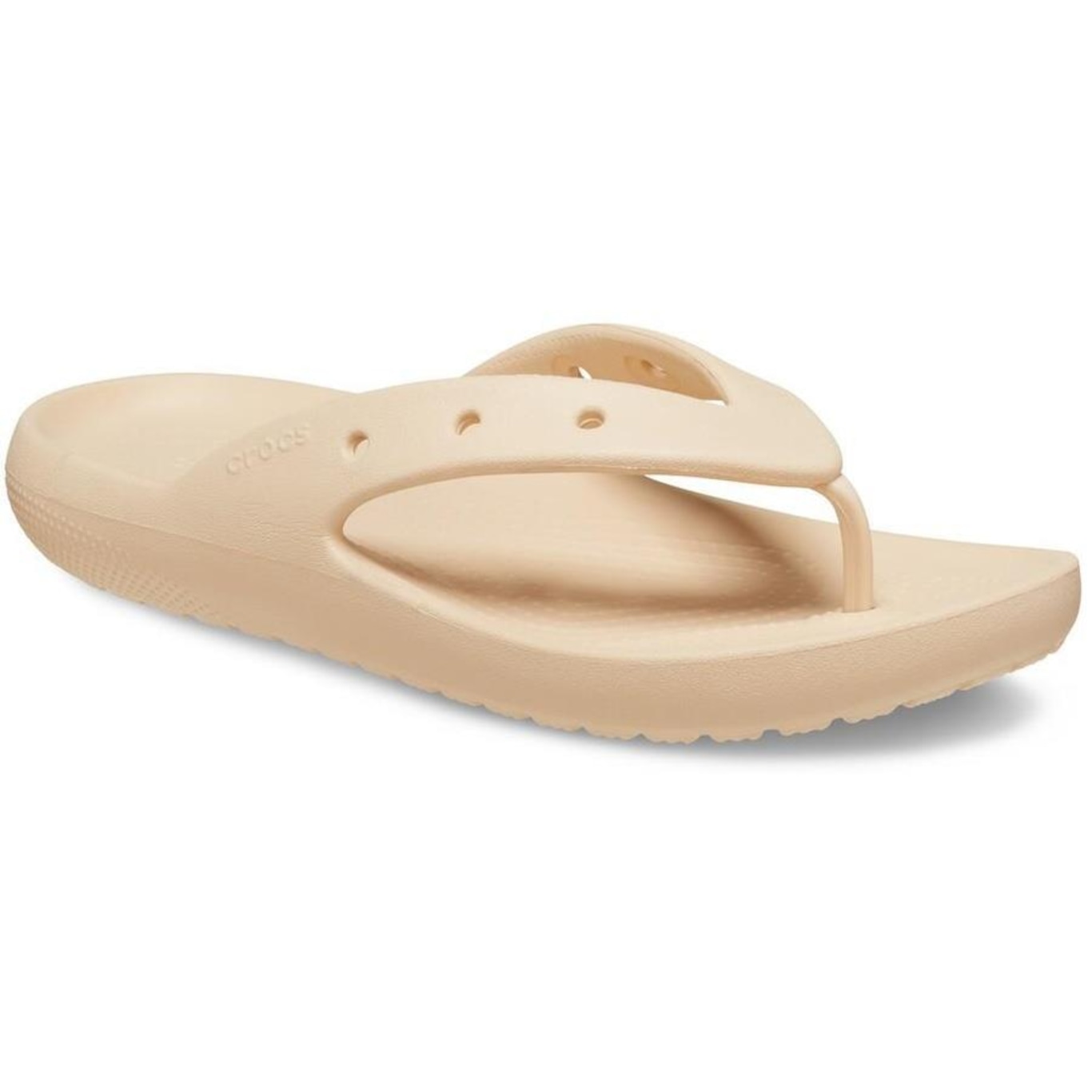 Chinelo Crocs Classic Flip V10 Shitake - Adulto - Foto 2