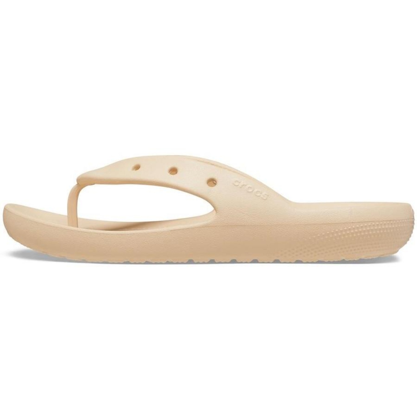 Chinelo Crocs Classic Flip V10 Shitake - Adulto - Foto 3