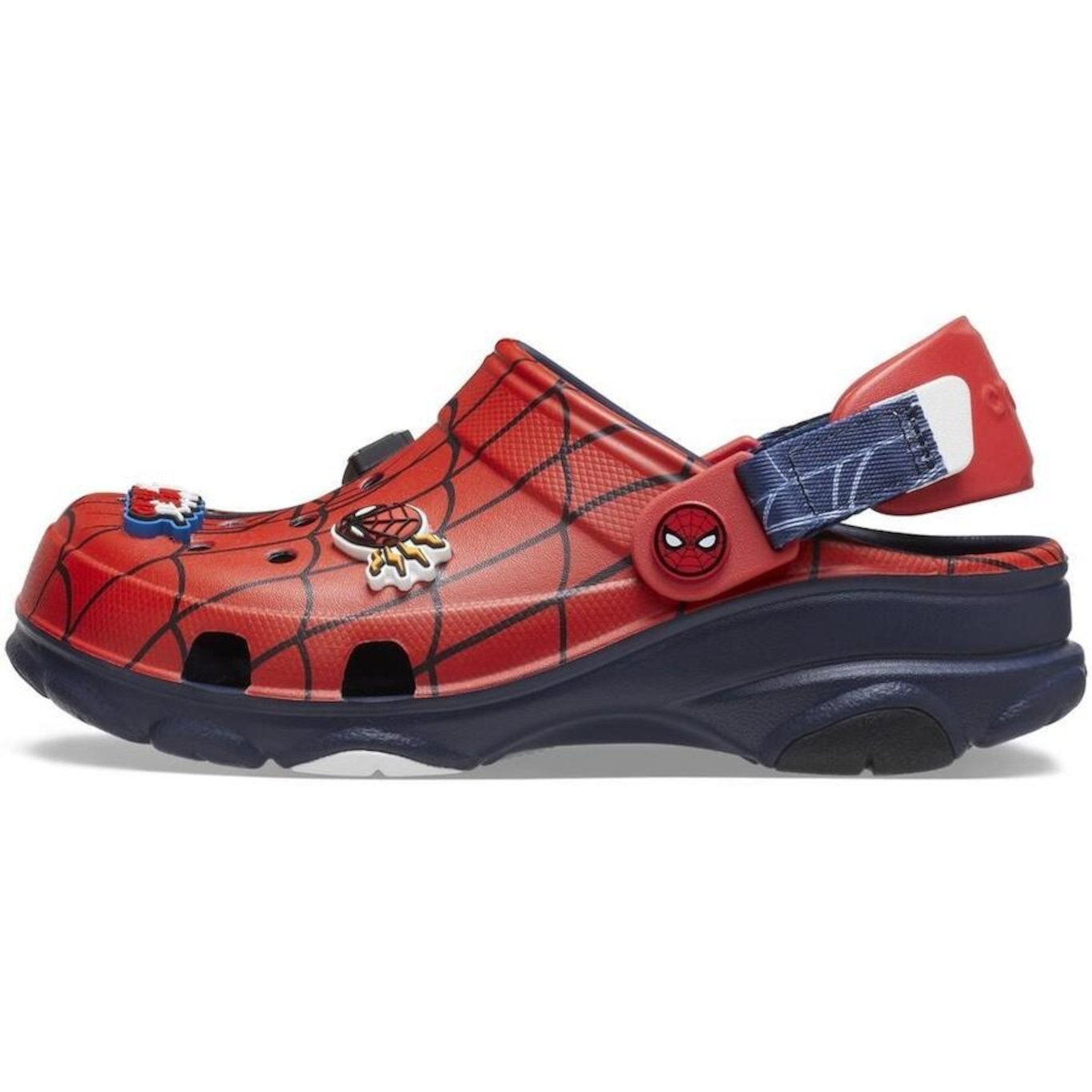 Sandália Crocs Team Spiderman All Terrian Clog K Navy - Infantil - Foto 3