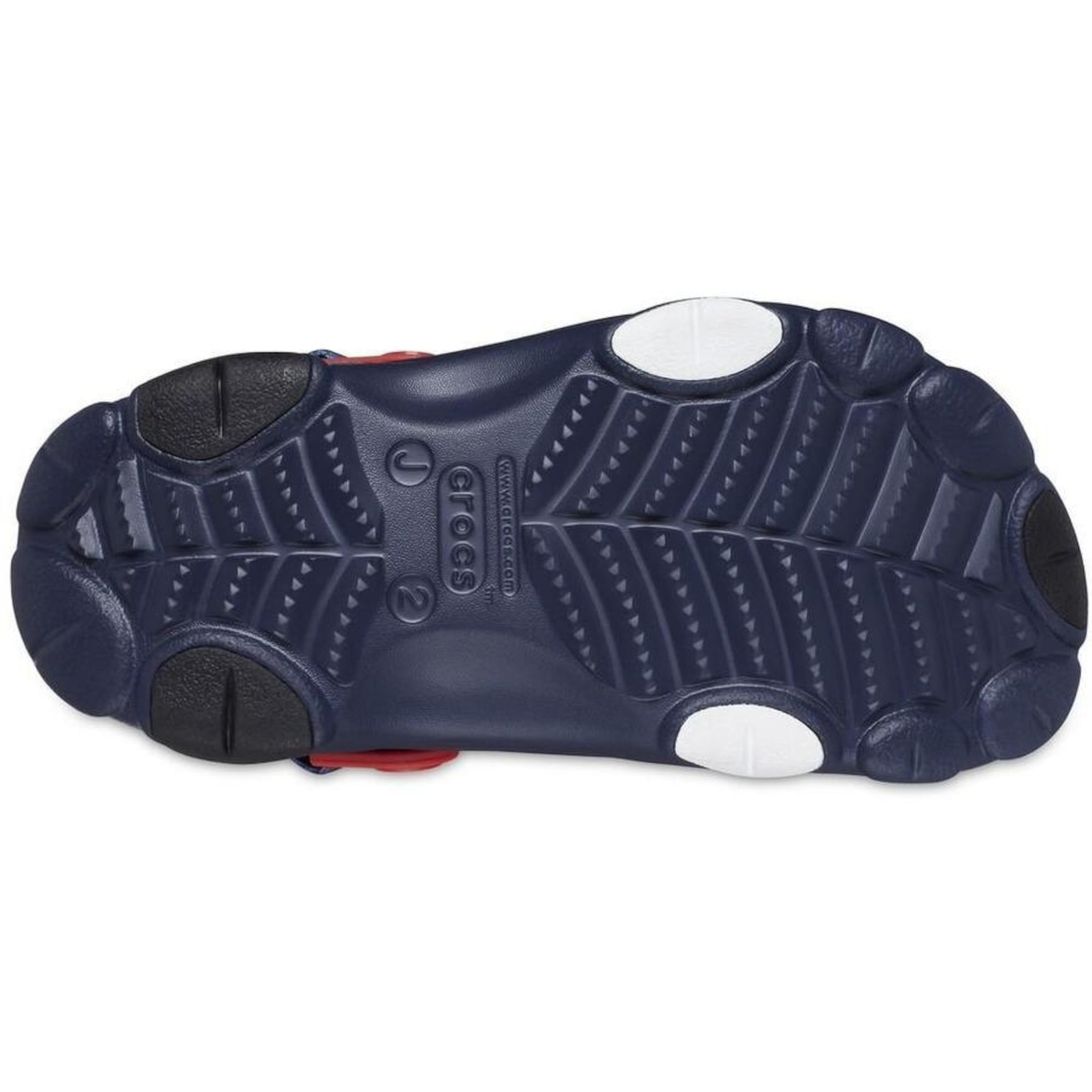 Sandália Crocs Team Spiderman All Terrian Clog K Navy - Infantil - Foto 6